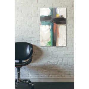 'Contemporary Cross II' by Linda Woods, Canvas Wall Art,18 x 26
