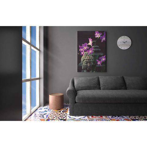 Image of 'Zen Purple Orchids' by Elena Ray Canvas Wall Art,18 x 26