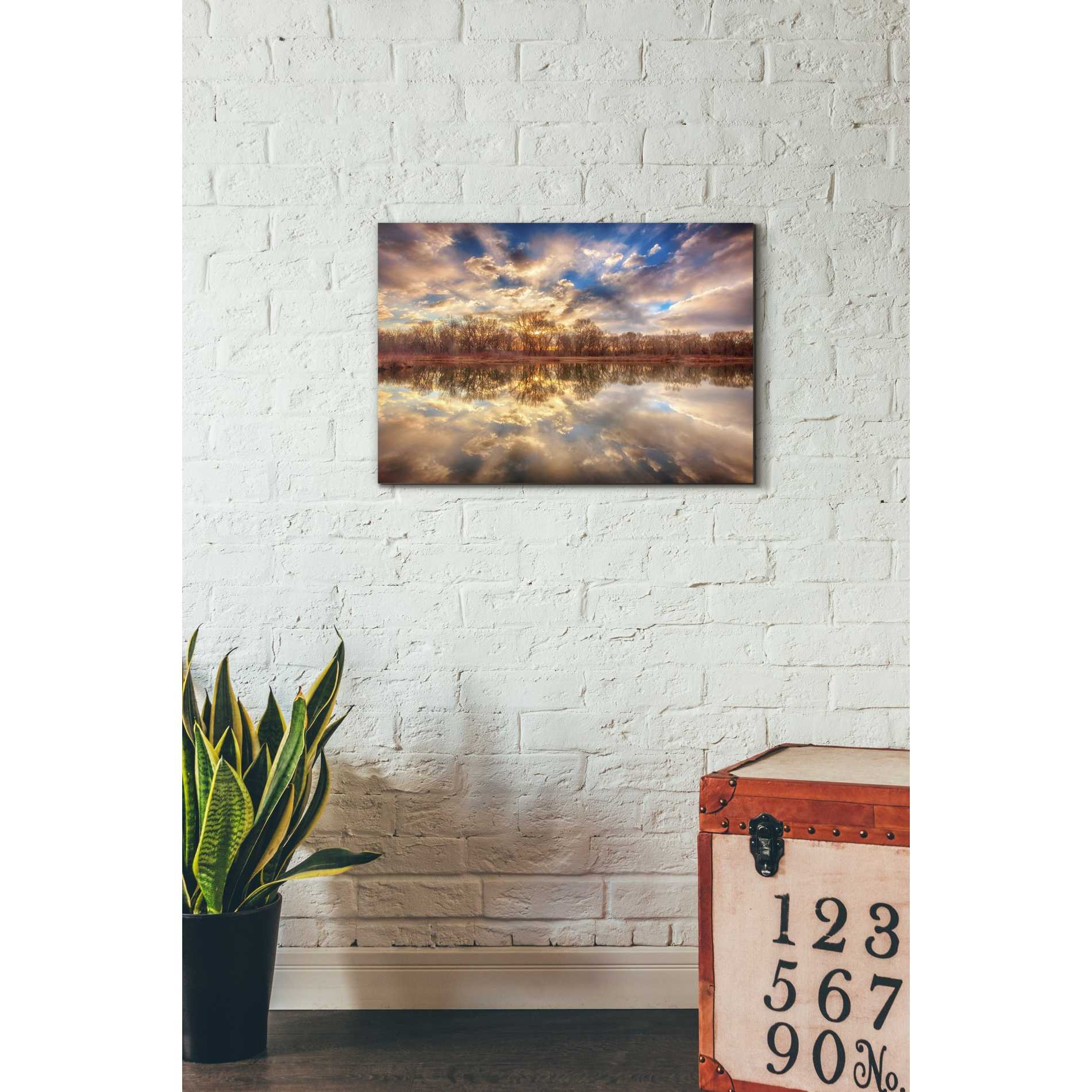 'Chatfield Sunrise' by Darren White, Canvas Wall Art,18 x 26