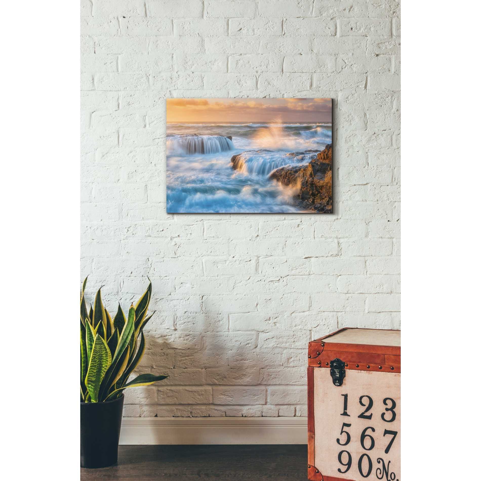 'Sunset Fury' by Darren White, Canvas Wall Art,18 x 26