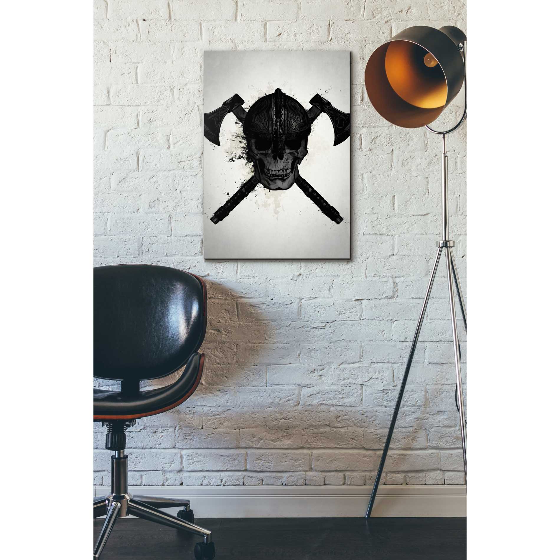 "Viking Skull" by Nicklas Gustafsson, Giclee Canvas Wall Art