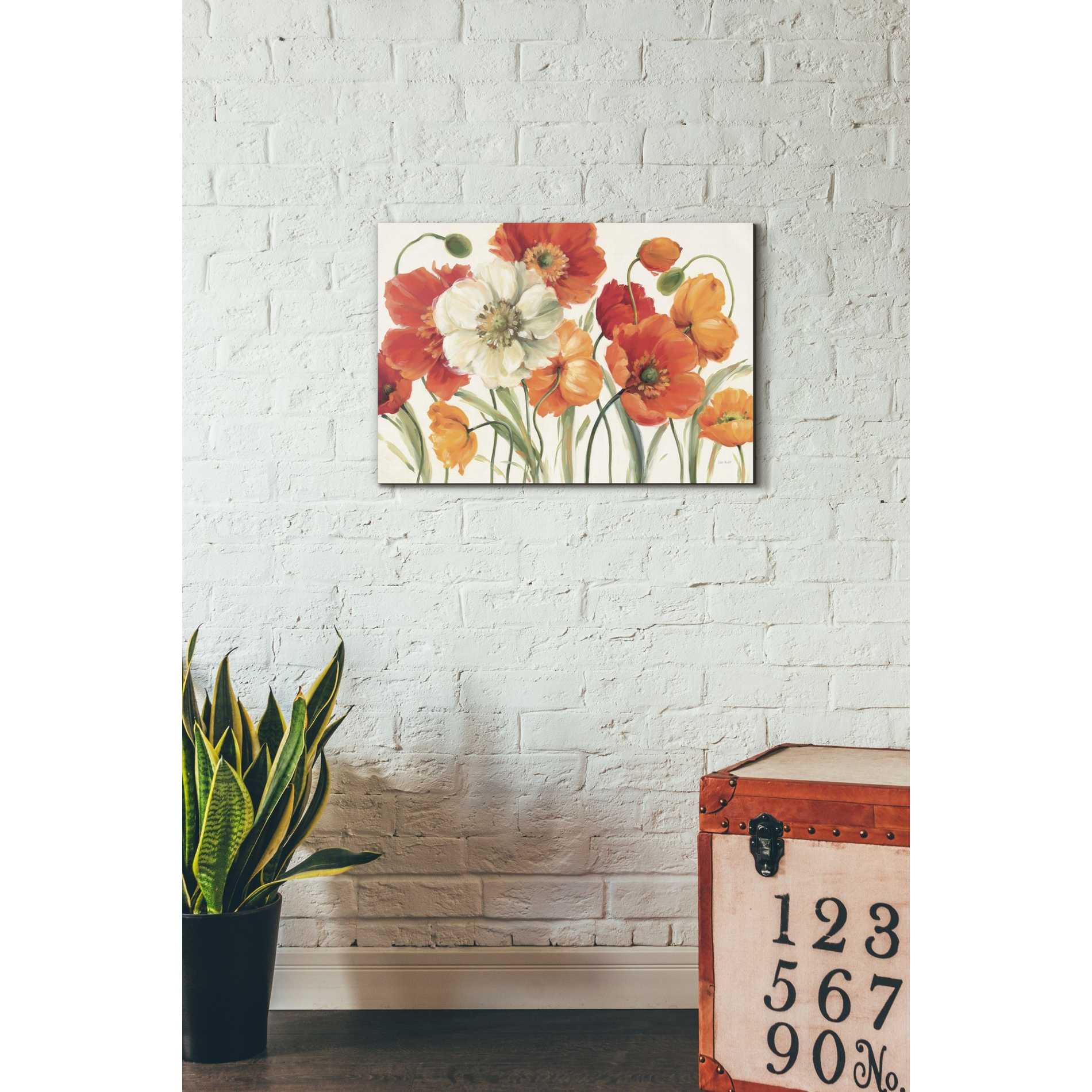 'Poppies Melody I' by Lisa Audit, Canvas Wall Art,,18 x 26