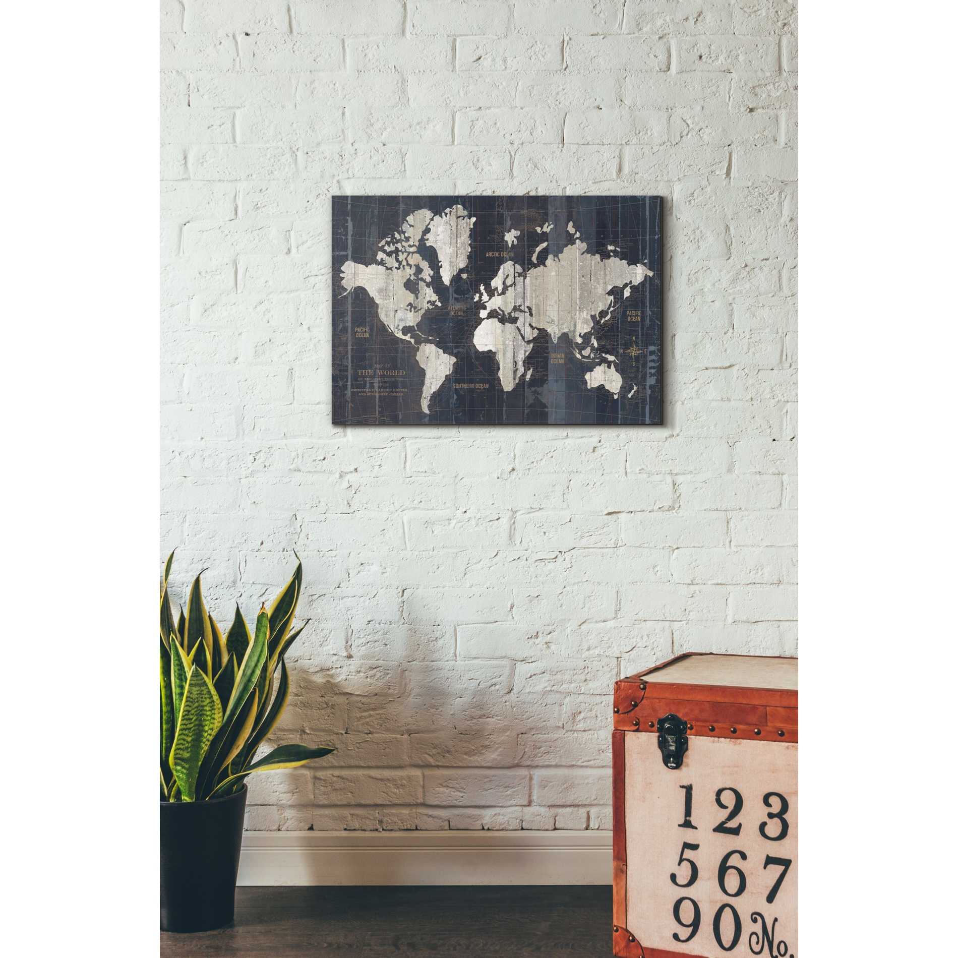 'Old World Map' by Wild Apple Portfolio, Canvas Wall Art,18 x 26