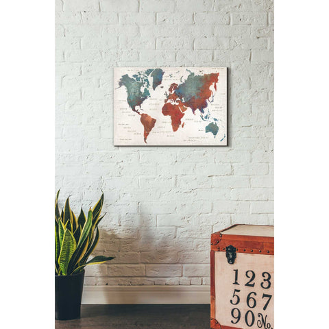 Image of 'Colorful World I' by James Wiens, Canvas Wall Art,18 x 26