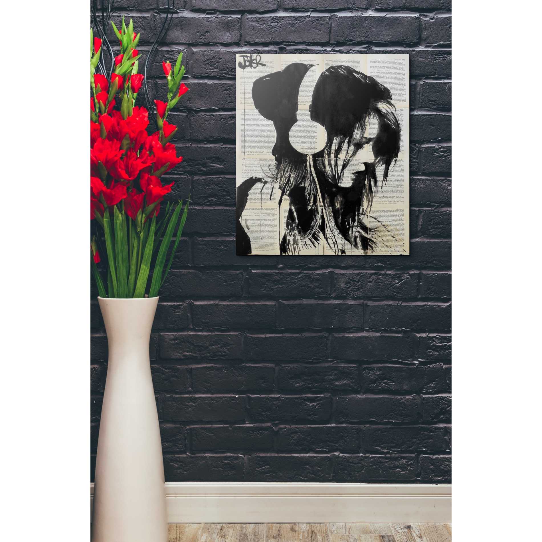 'Melodies Solace' by Loui Jover, Canvas Wall Art,20 x 24