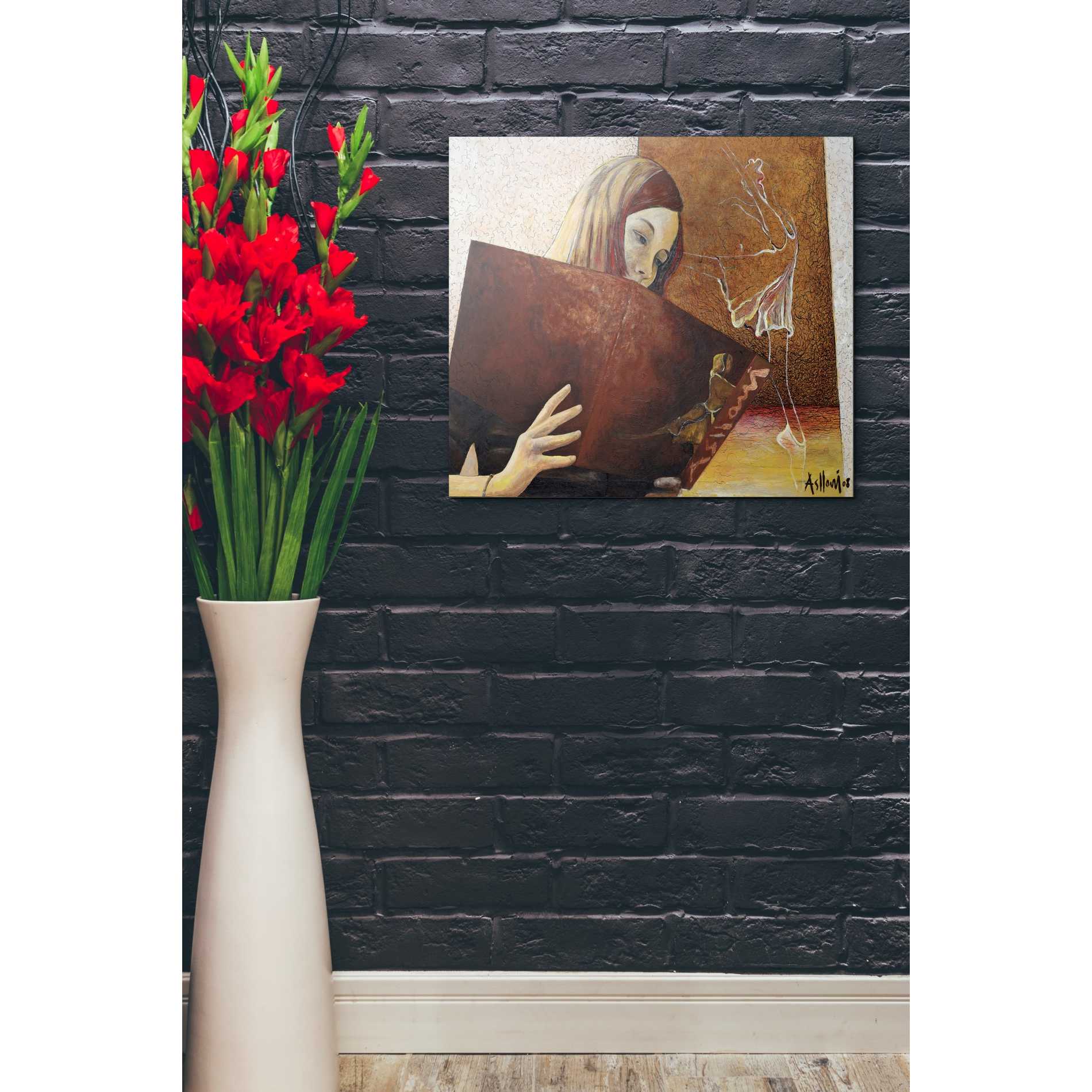 'The Viewer' by Samedin Asllani, Canvas Wall Art,20 x 24