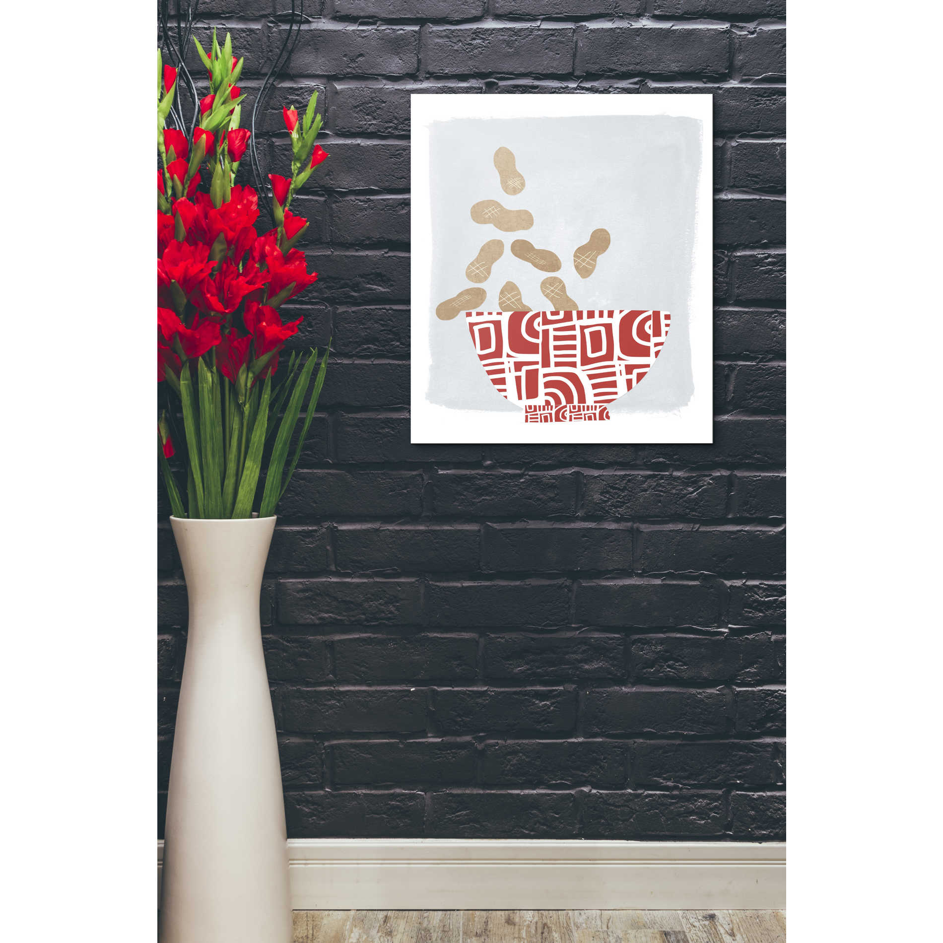 'Bowl of Peanuts' by Linda Woods, Canvas Wall Art,20 x 24