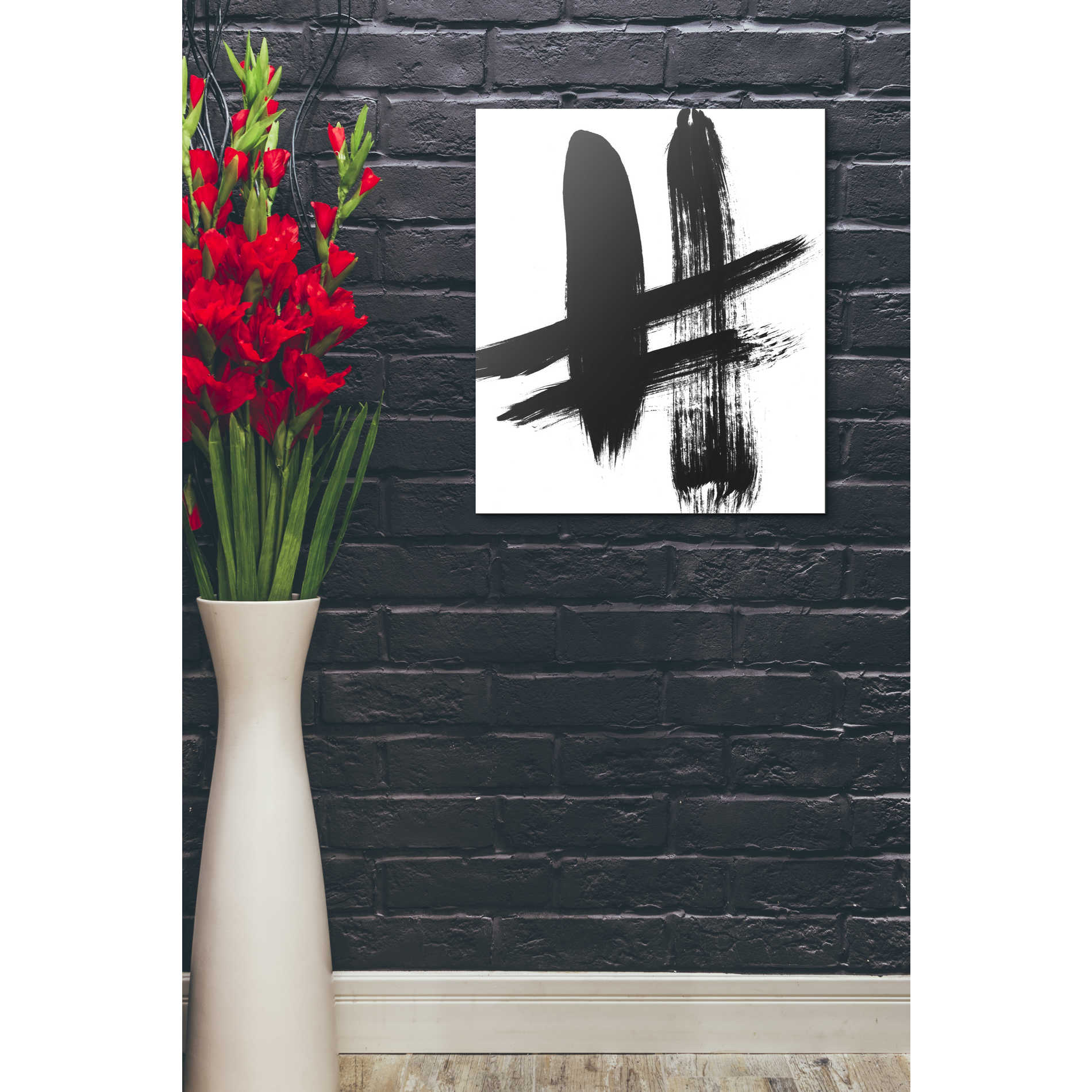 'Brushstrokes V' by Linda Woods, Canvas Wall Art,20 x 24