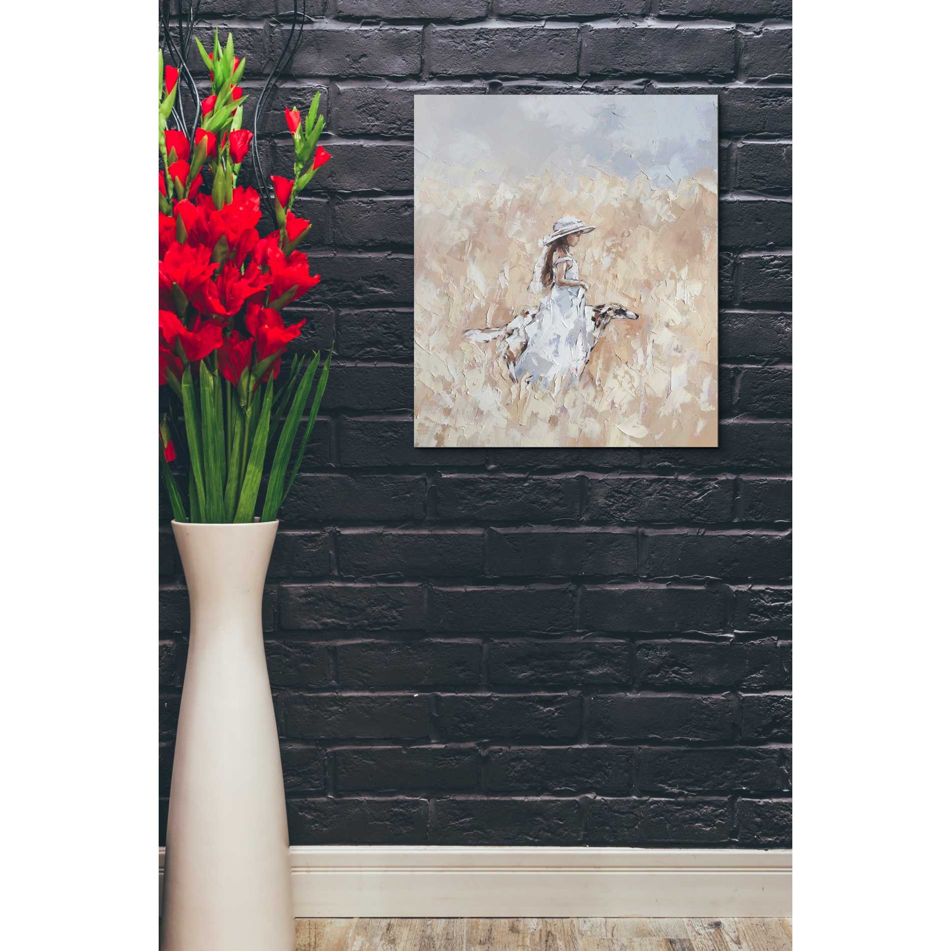 'The Walk' by Alexander Gunin, Canvas Wall Art,20 x 24