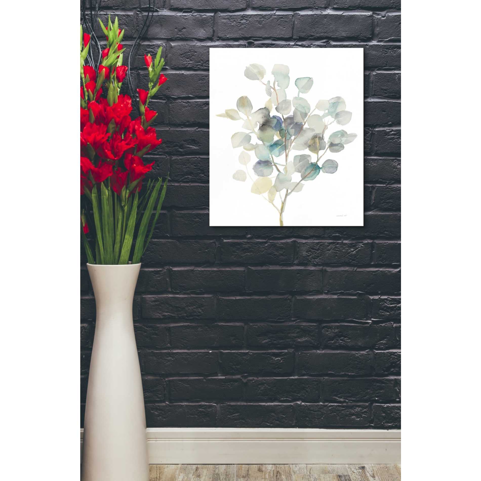 'Eucalyptus III White' by Danhui Nai, Canvas Wall Art,20 x 24