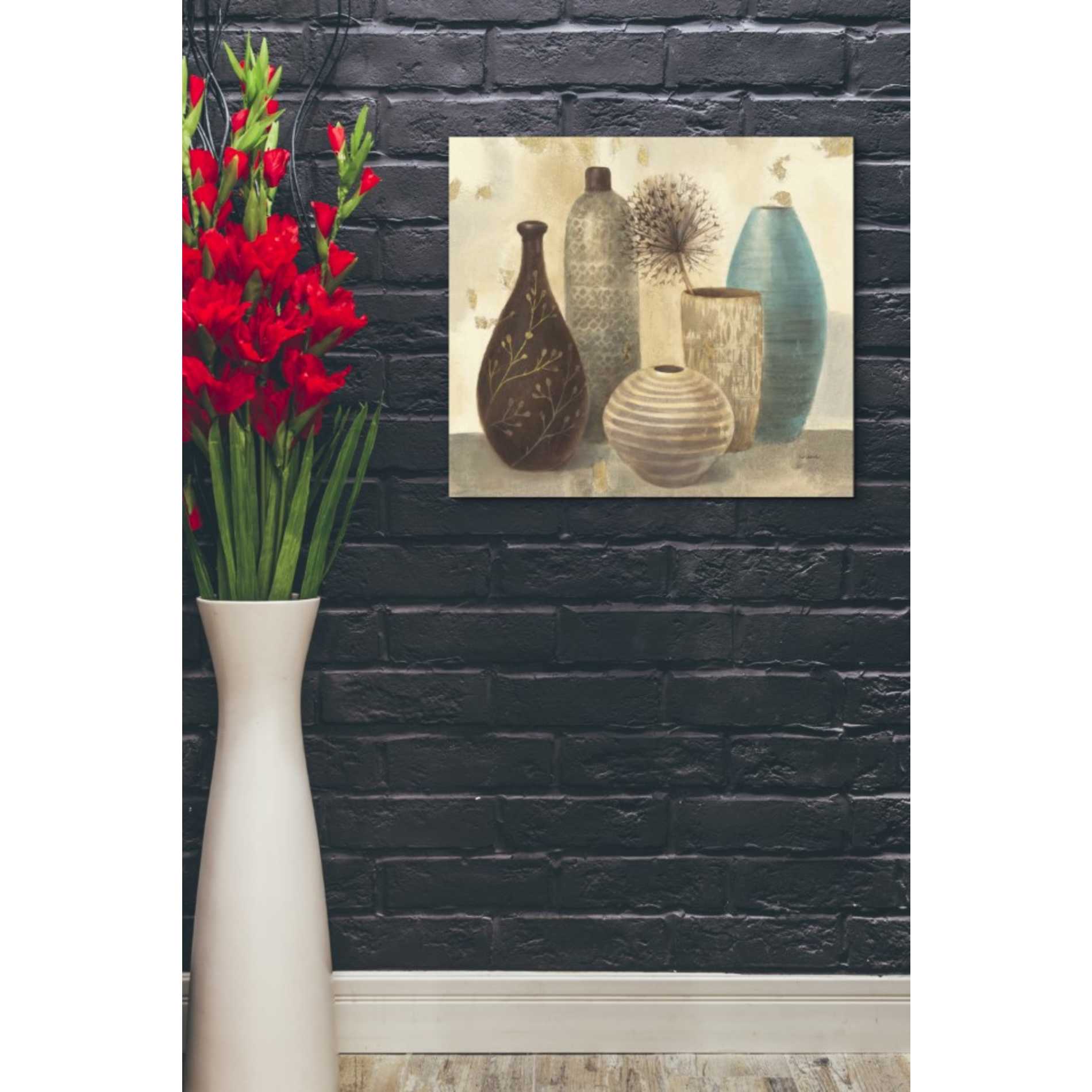 'Vessel Still Life II' by Albena Hristova, Canvas Wall Art,24 x 20