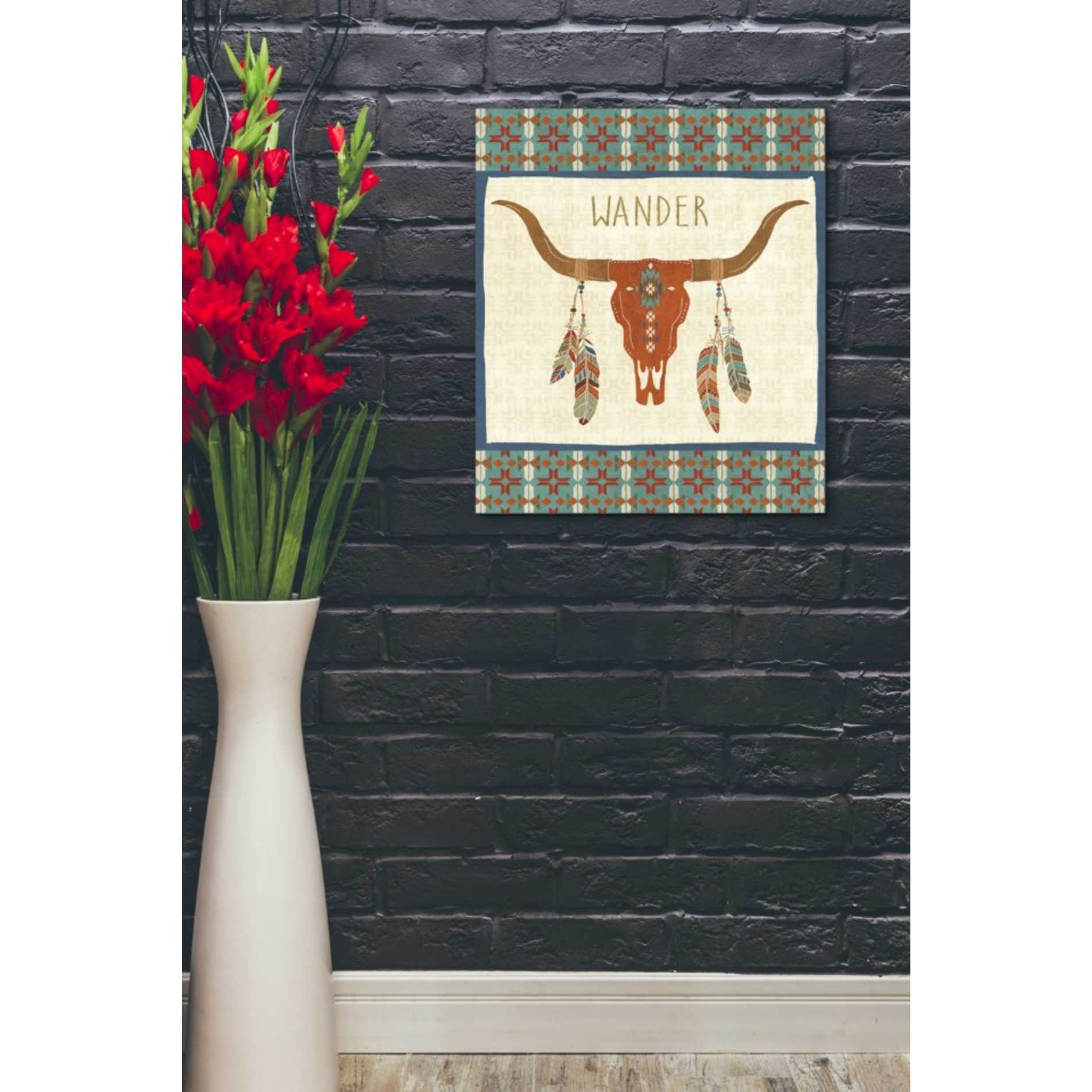 'Southwest at Heart I FLAG' by Veronique Charron, Canvas Wall Art,20 x 24