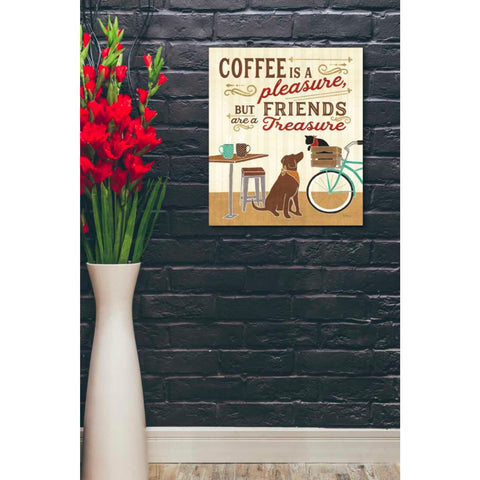 Image of 'Coffee and Friends II' by Veronique Charron, Canvas Wall Art,20 x 24