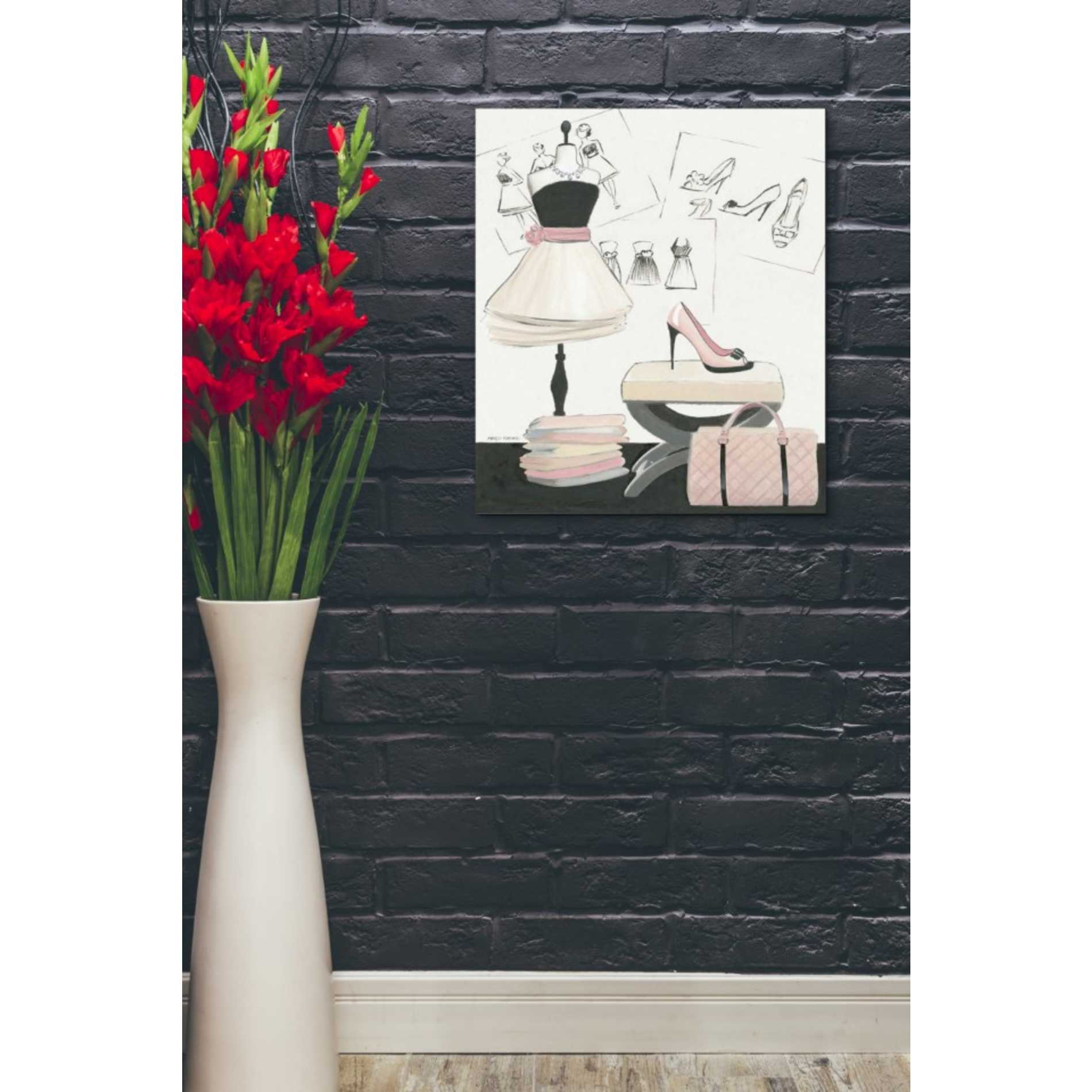 'Dress Fitting I' by Marco Fabiano, Canvas Wall Art,20 x 24