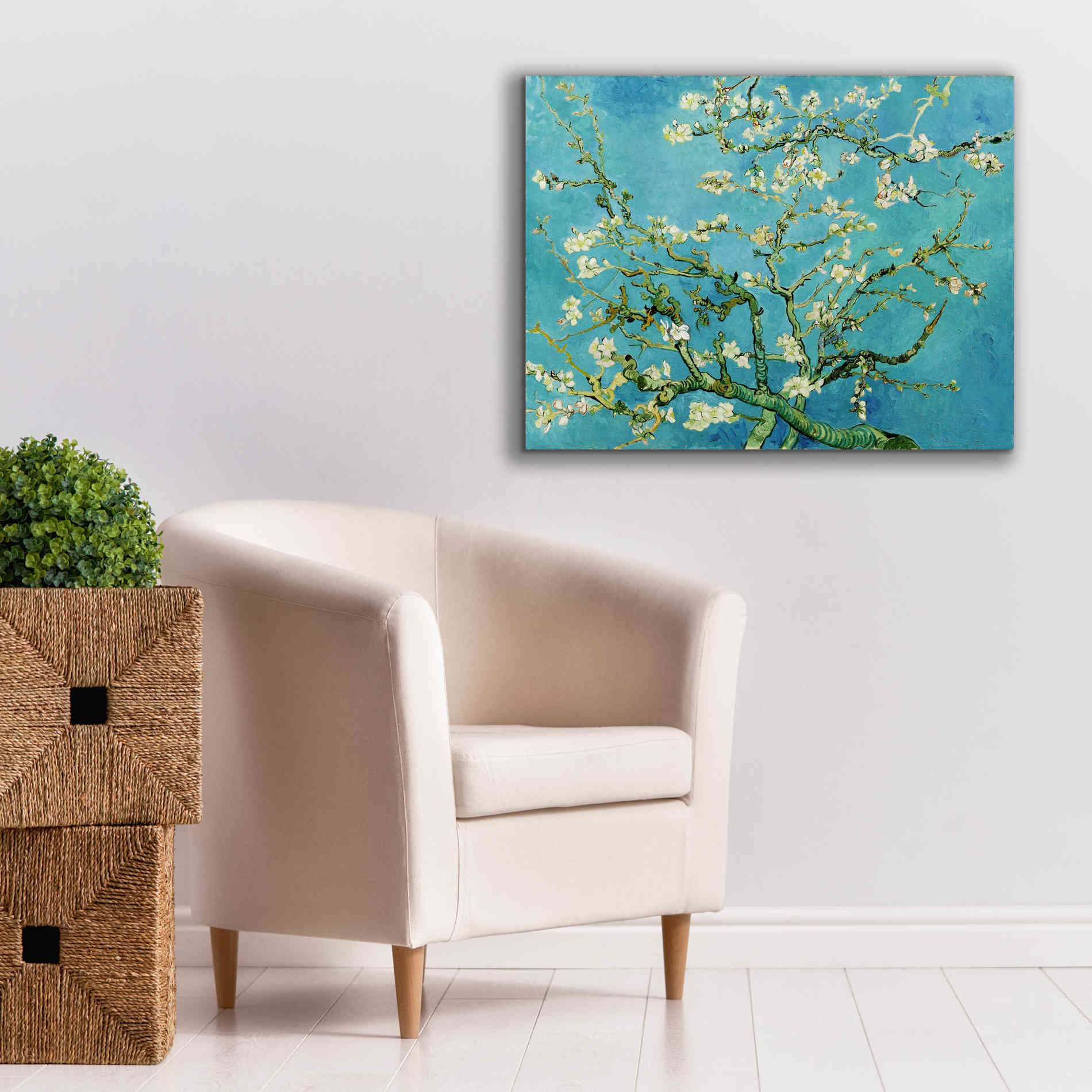 'Almond Blossoms' by Vincent Van Gogh, Canvas Wall Art,24 x 20