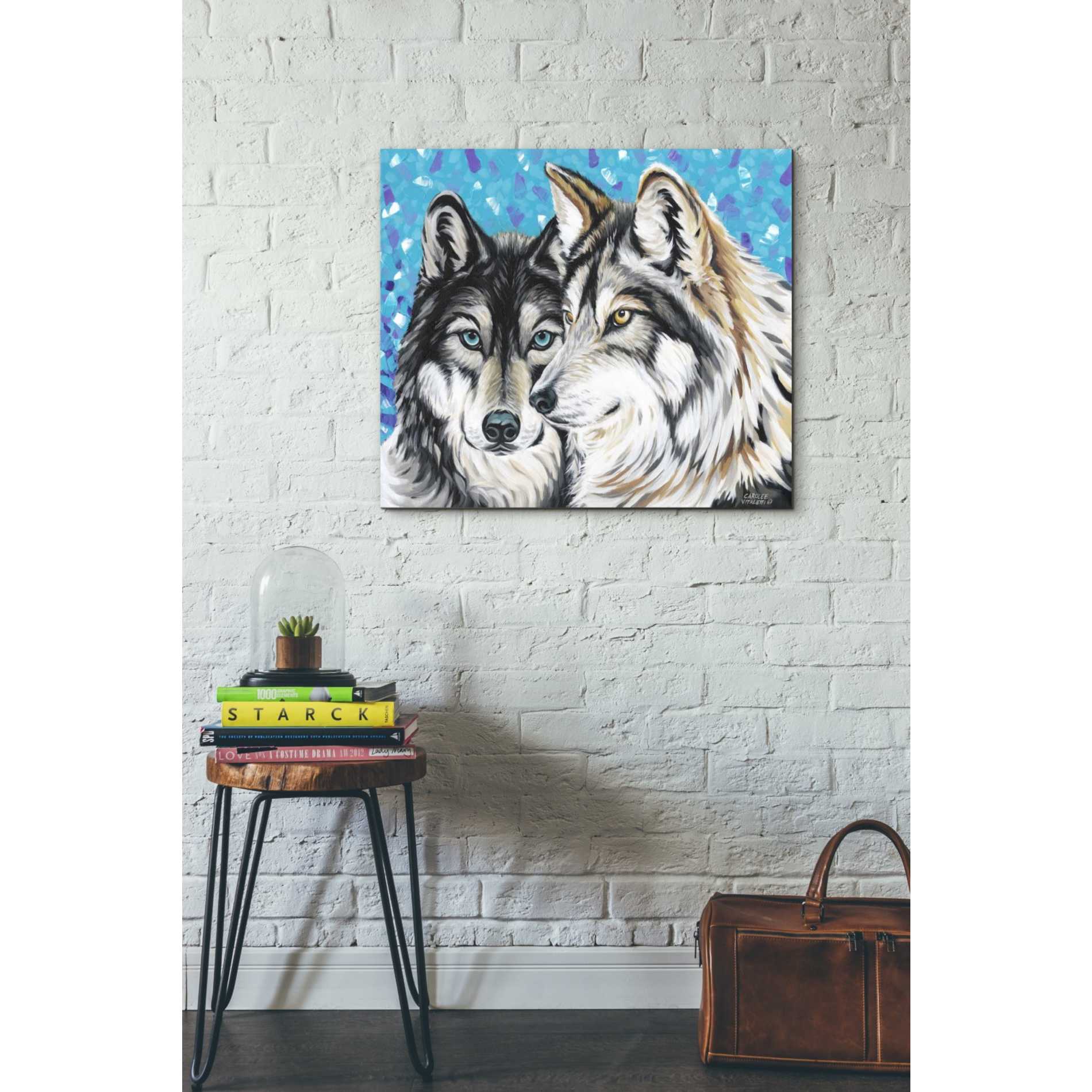 'Grey Wolf I' by Carolee Vitaletti Giclee Canvas Wall Art