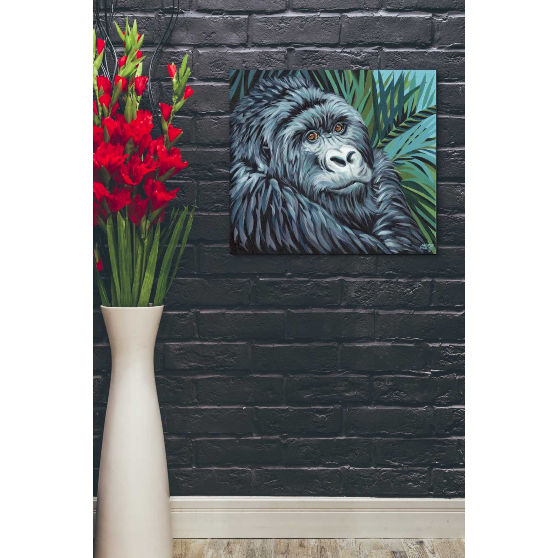 'Jungle Monkey II' by Carolee Vitaletti Giclee Canvas Wall Art