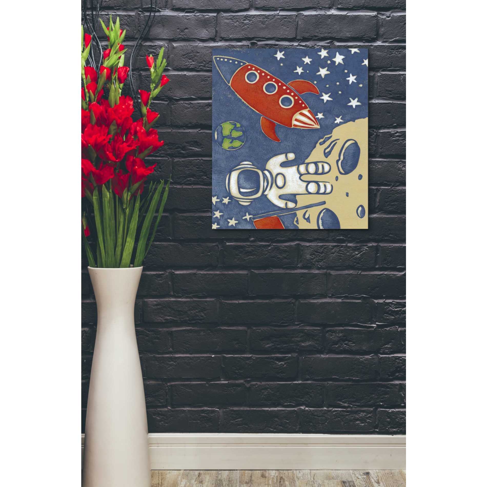 'Space Explorer I' by Chariklia Zarris Giclee Canvas Wall Art