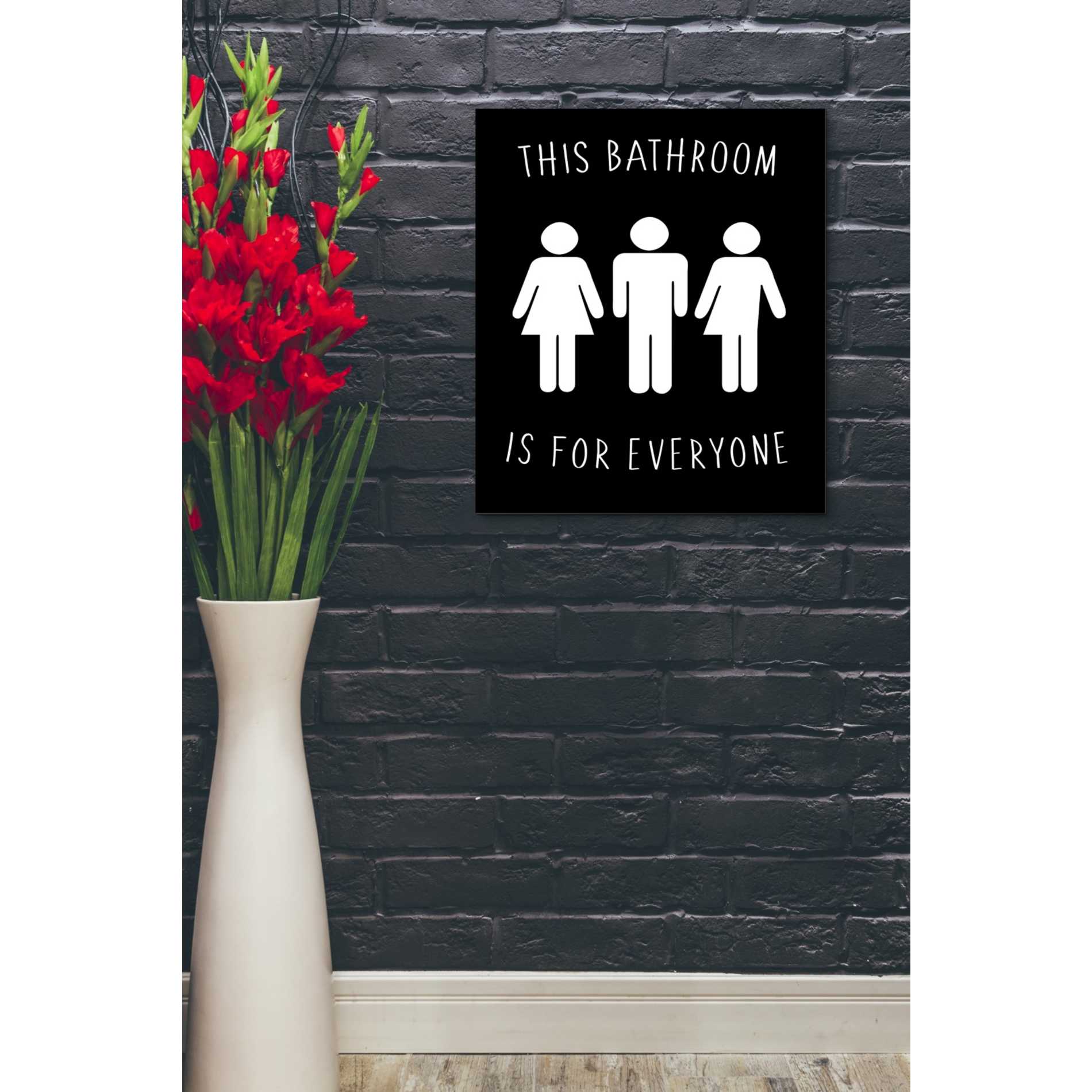 'Human Bathroom I' by Jarman Fagalde Giclee Canvas Wall Art