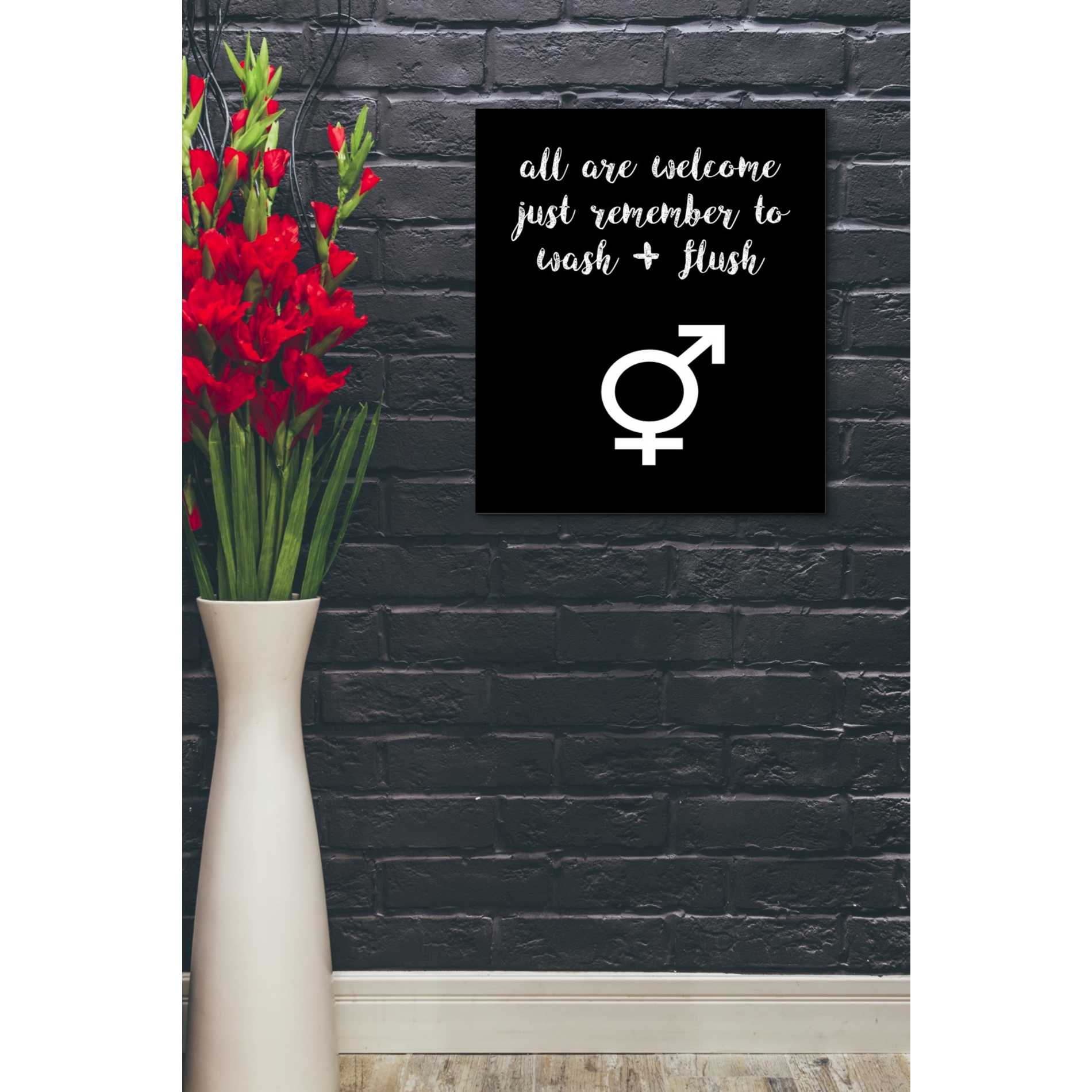 'Human Bathroom III' by Jarman Fagalde Giclee Canvas Wall Art