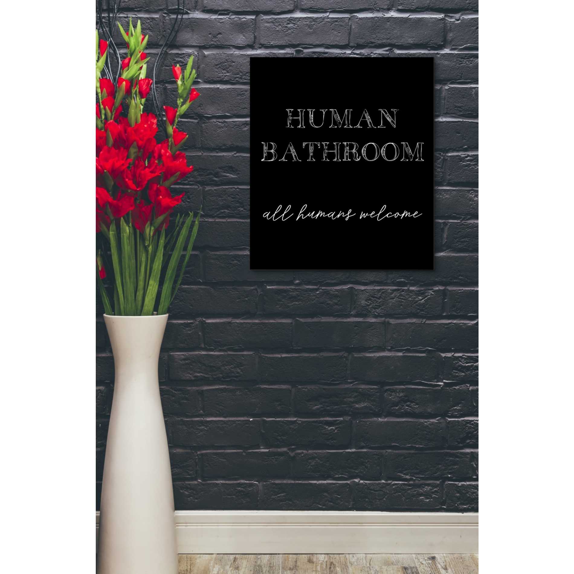 'Human Bathroom IV' by Jarman Fagalde Giclee Canvas Wall Art