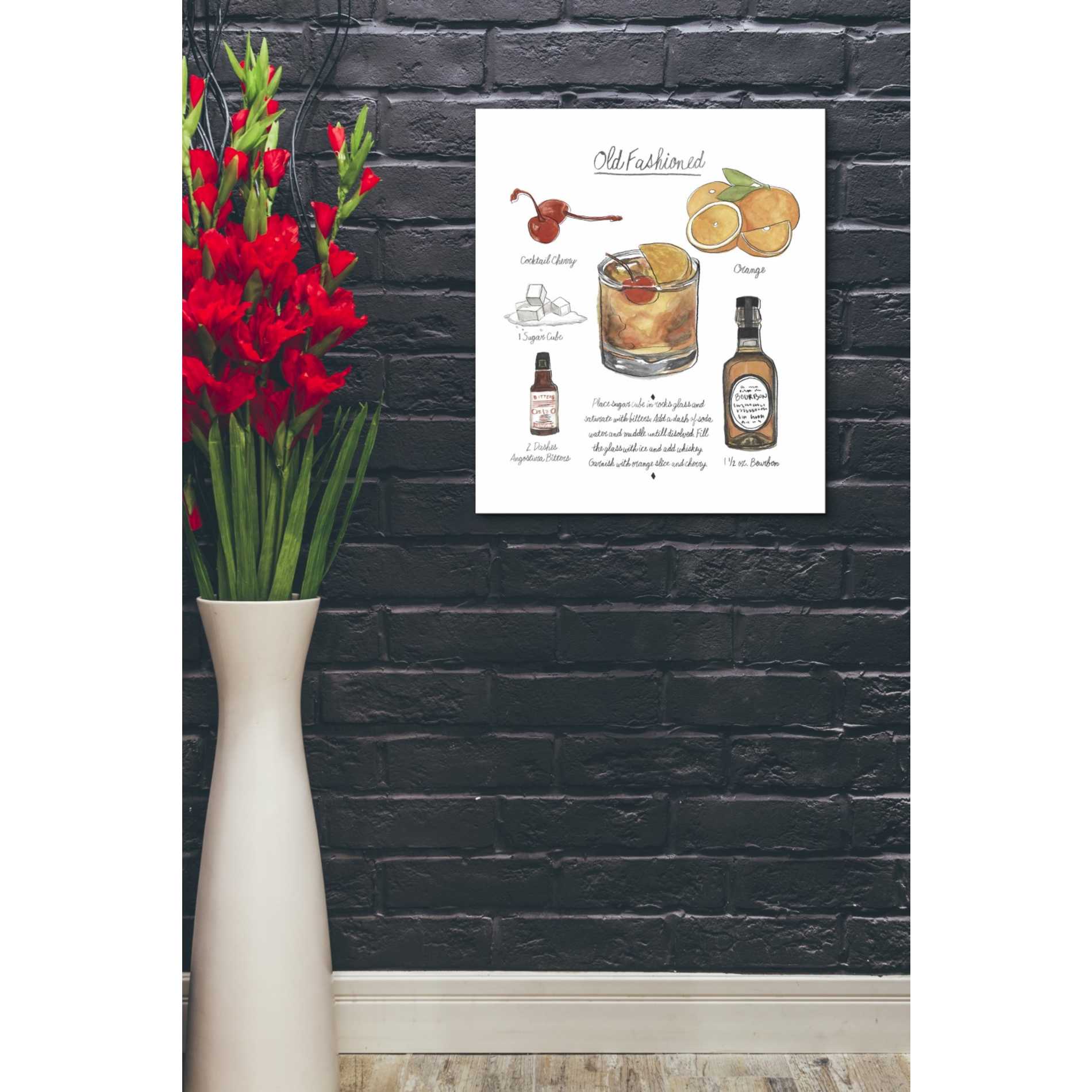 'Classic Cocktail - Mojito" by Naomi McCavitt. McCavitt Giclee Canvas Wall Art