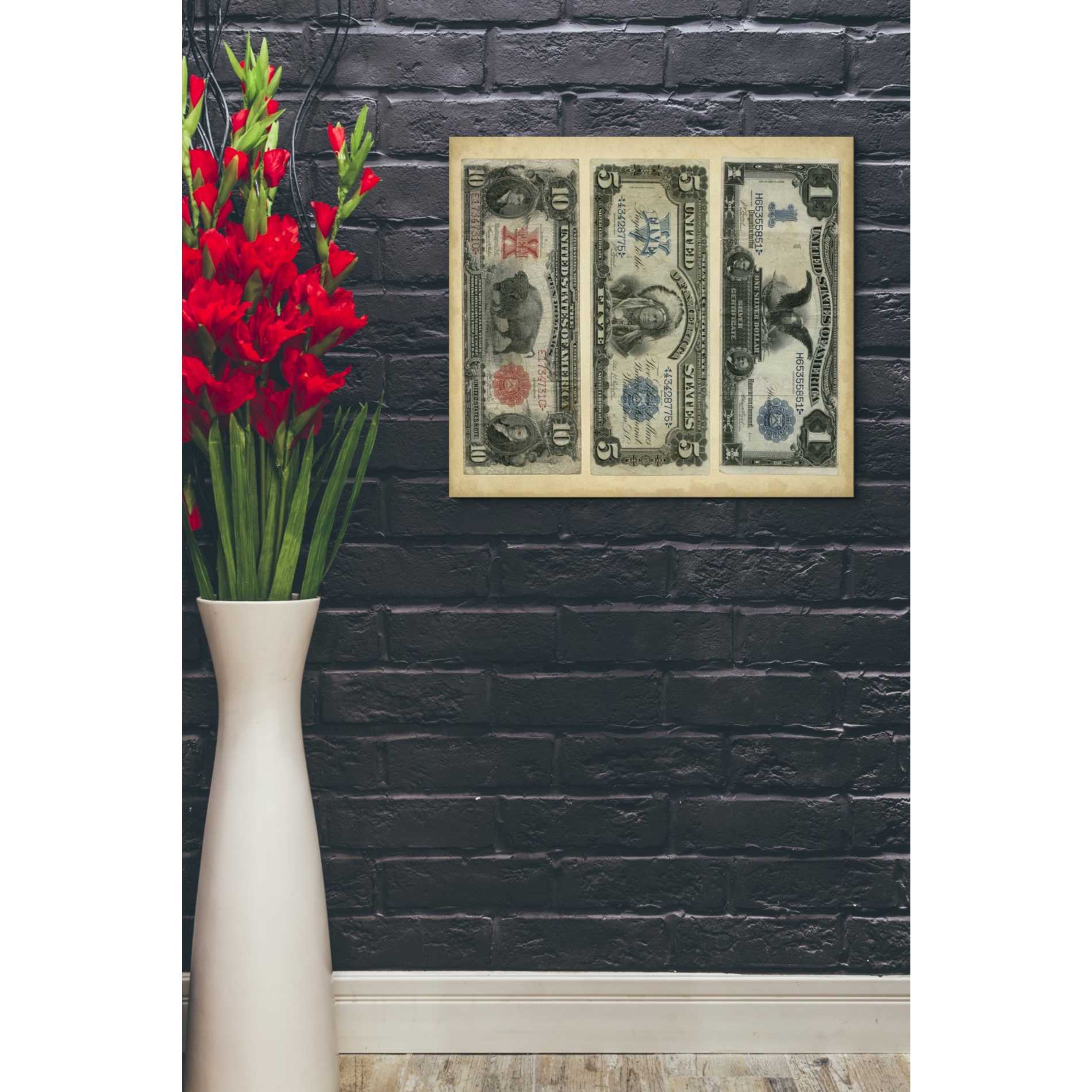 'Antique Currency VI' by Vision Studio Giclee Canvas Wall Art
