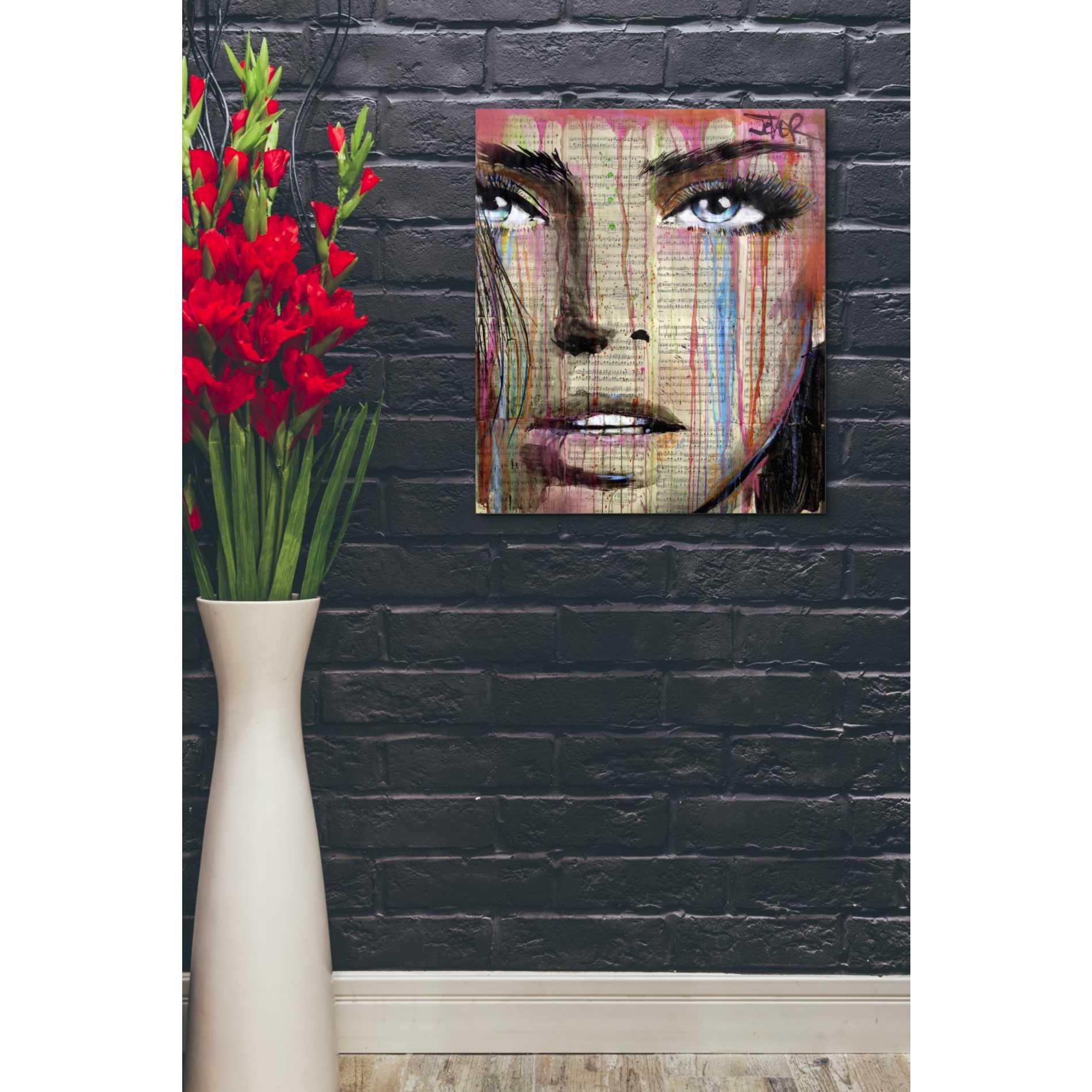 'Jaime Mon Amour' by Loui Jover, Canvas Wall Art,20 x 24