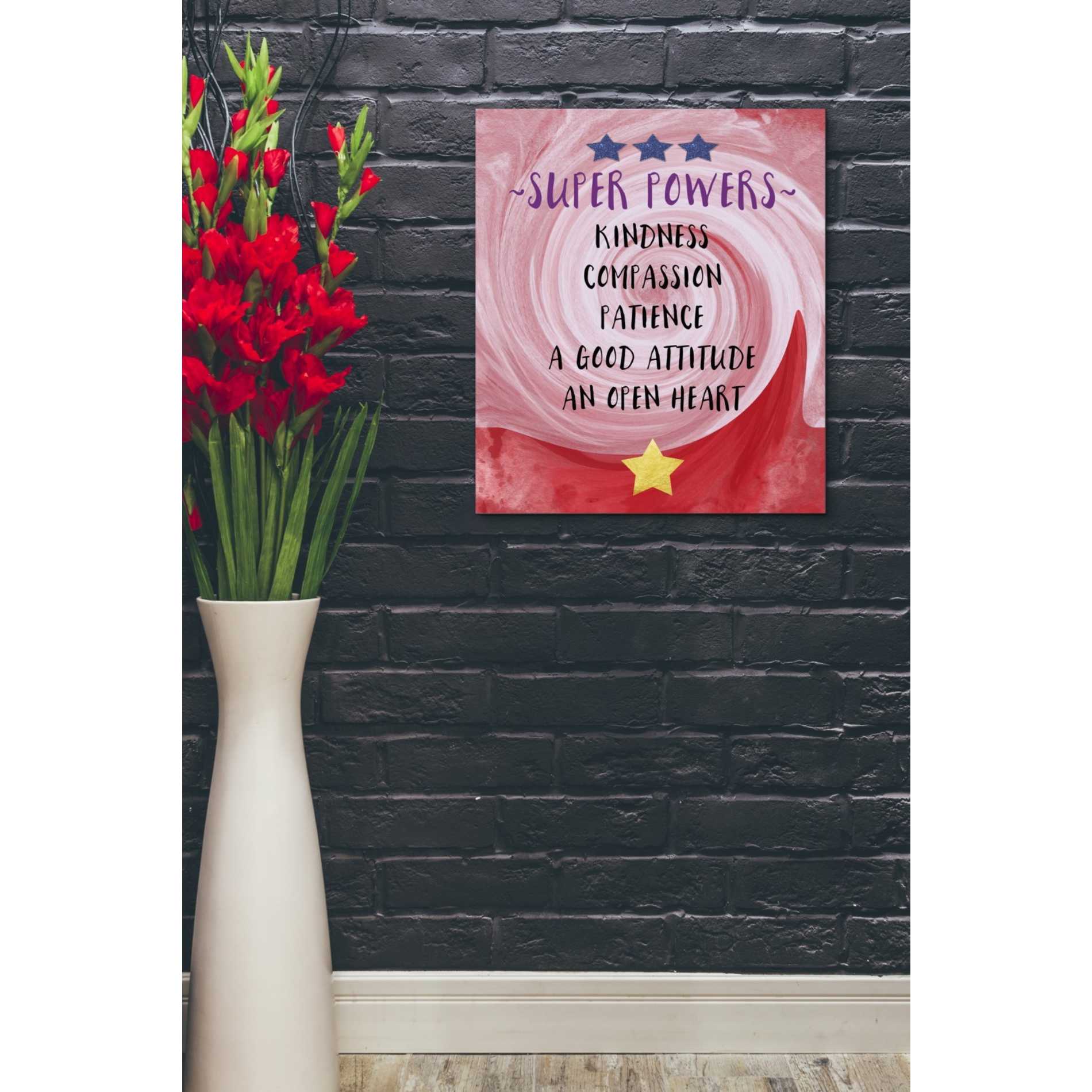 'Super Powers' by Linda Woods, Canvas Wall Art,20 x 24