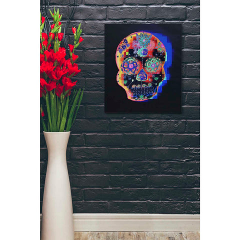 Image of 'Colorful Skull' by Irena Orlov, Canvas Wall Art,20 x 24