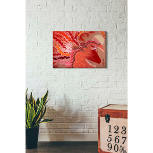 'Red Peacock' by Zigen Tanabe, Giclee Canvas Wall Art