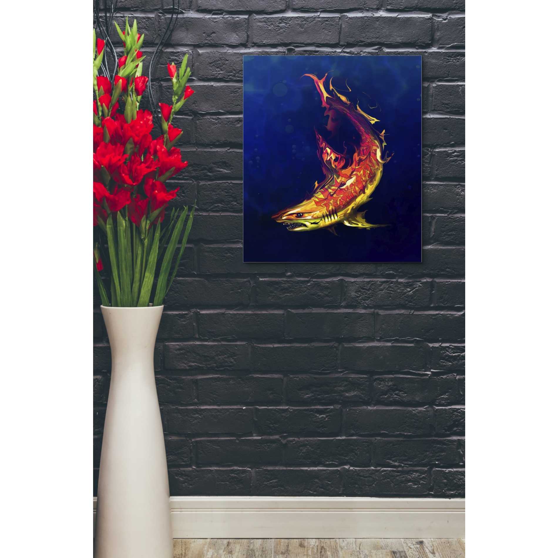 'Tiger Shark' by Michael StewArt, Giclee Canvas Wall Art