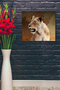 'Wildness Lioness' by Karen Smith, Canvas Wall Art,24x20