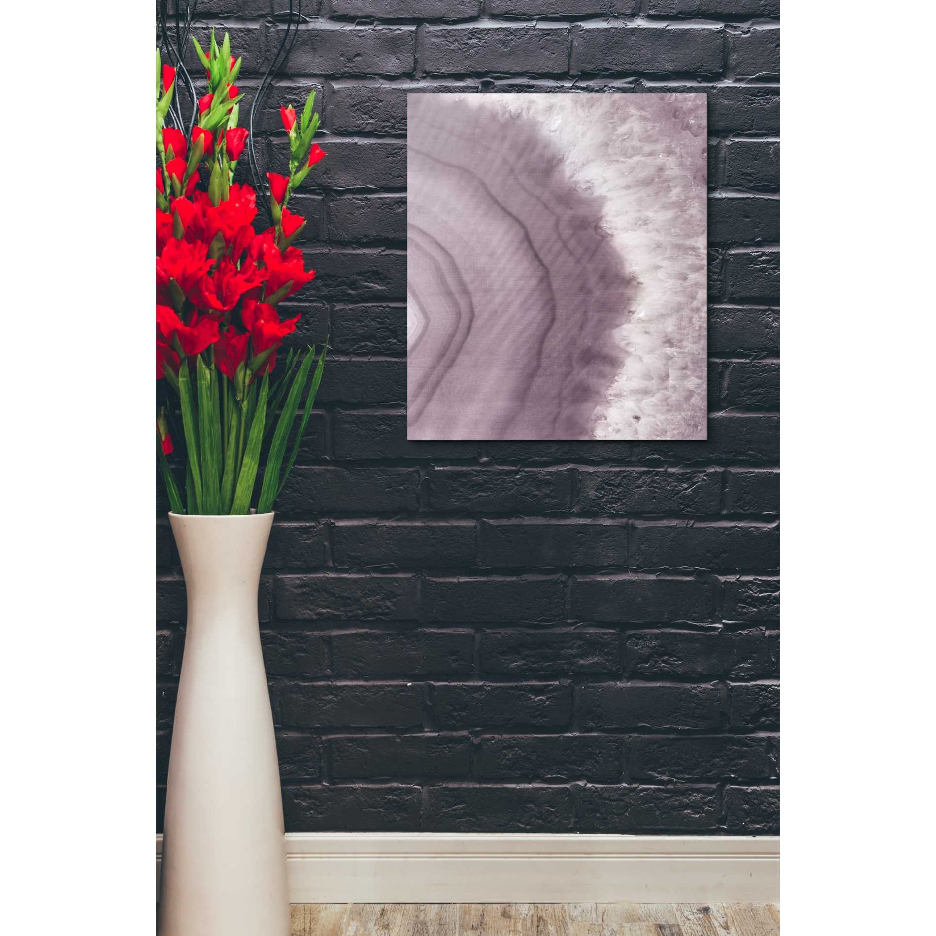 'Agate Geode II PLUM' by Wild Apple Portfolio, Canvas Wall Art,20 x 24