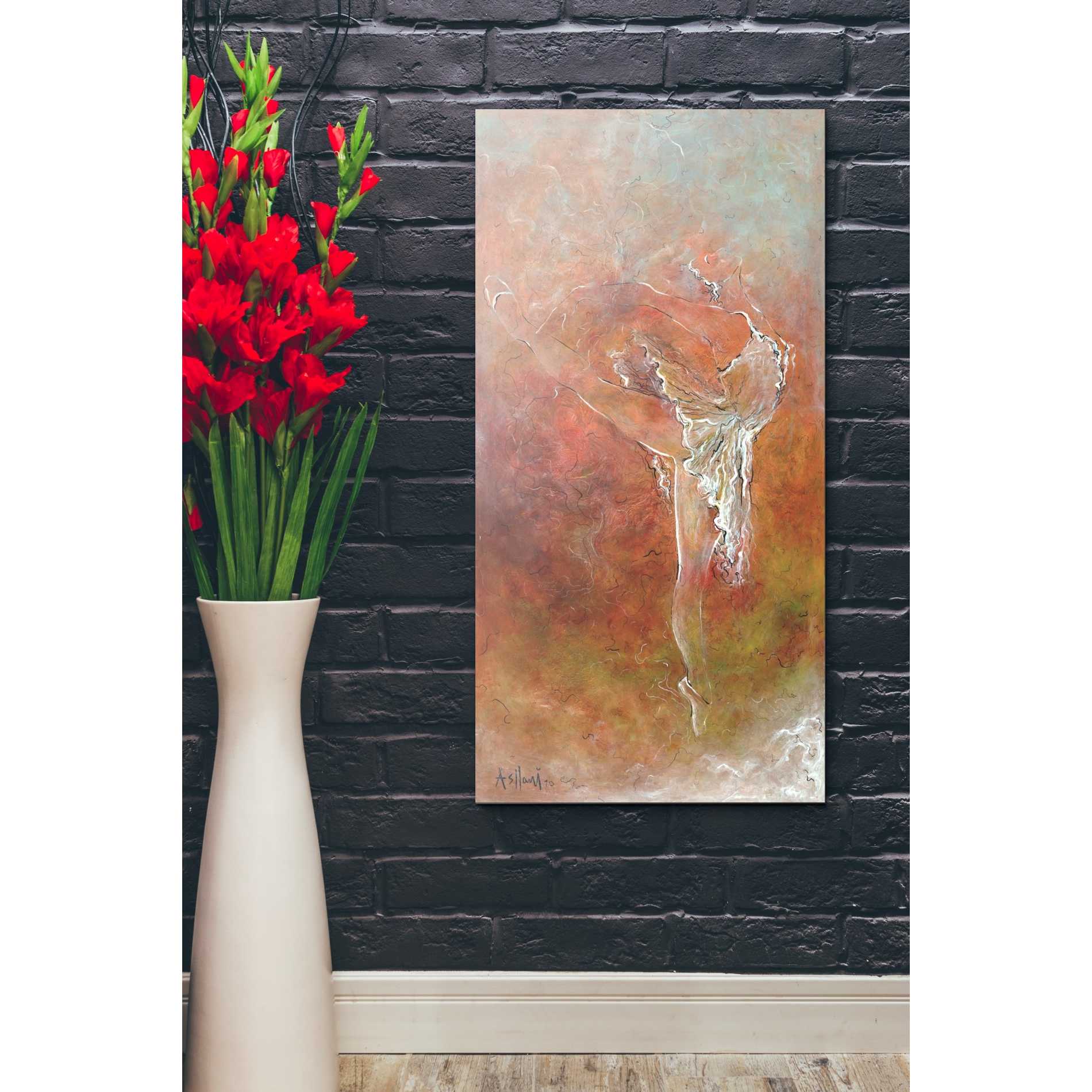 'Dance Course' by Samedin Asllani, Canvas Wall Art,20 x 40