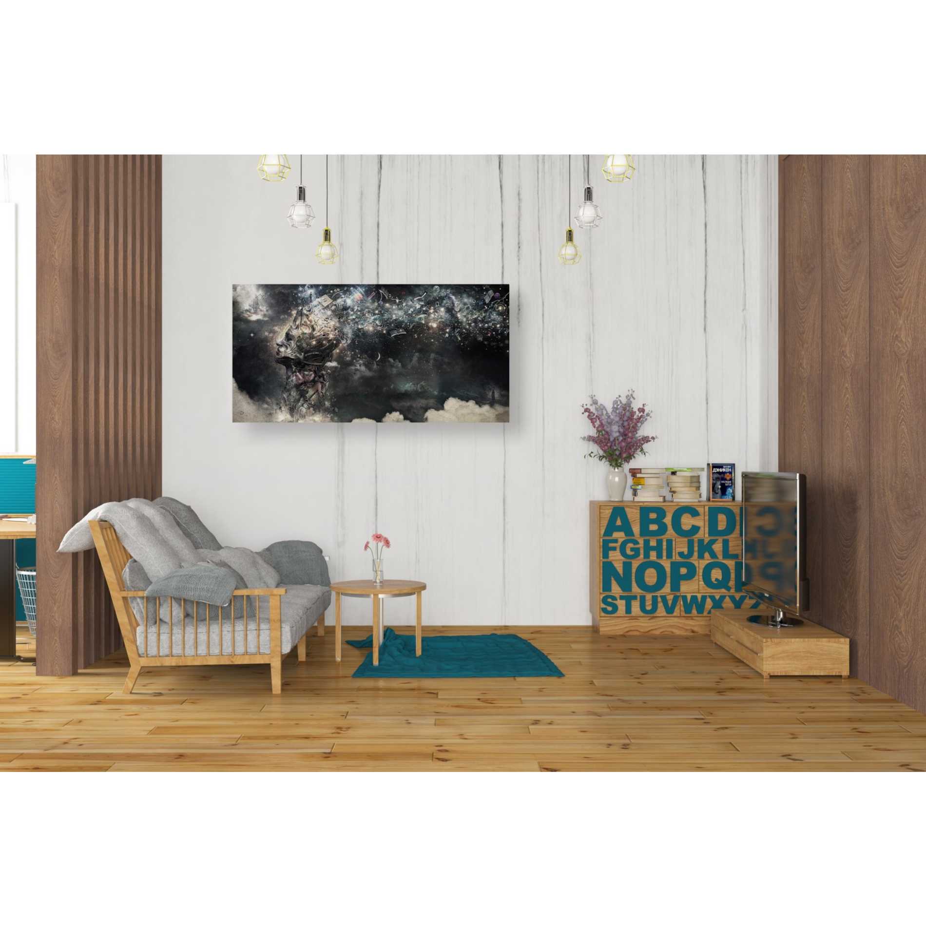 'Coma' by Cameron Gray, Canvas Wall Art,20 x 40