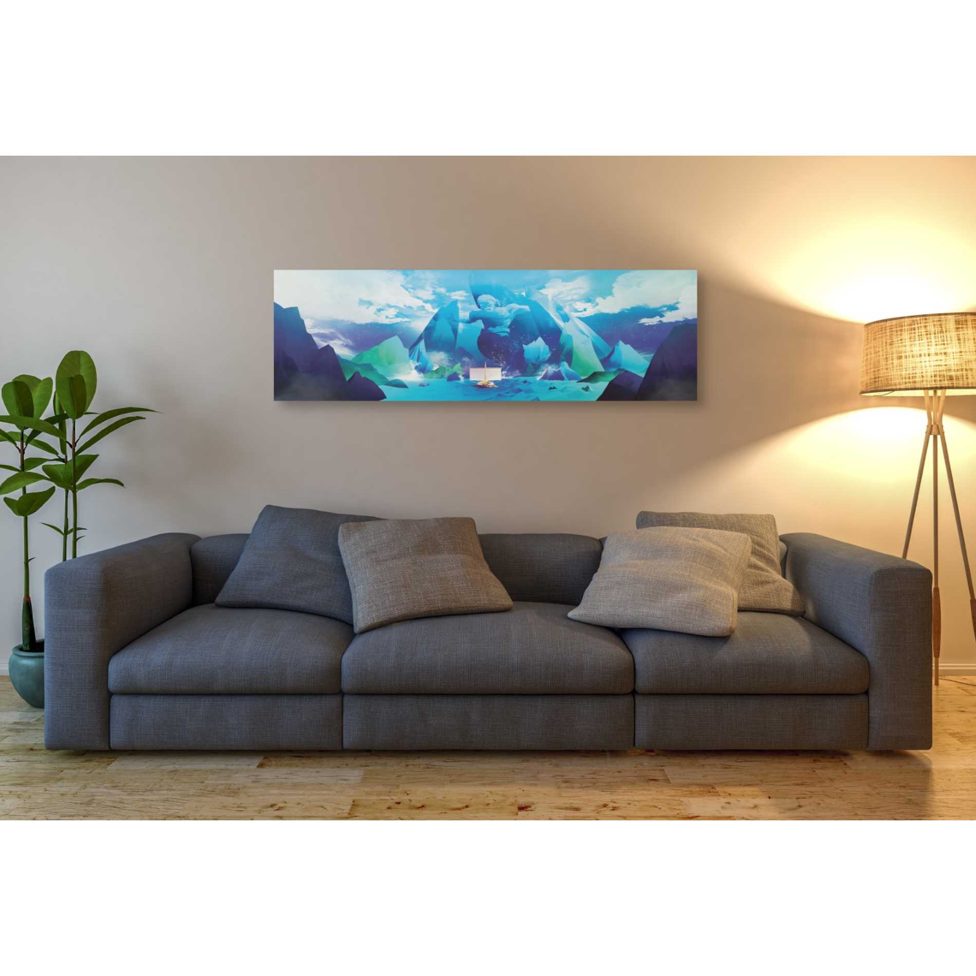 'Triton' by Jonathan Lam, Giclee Canvas Wall Art