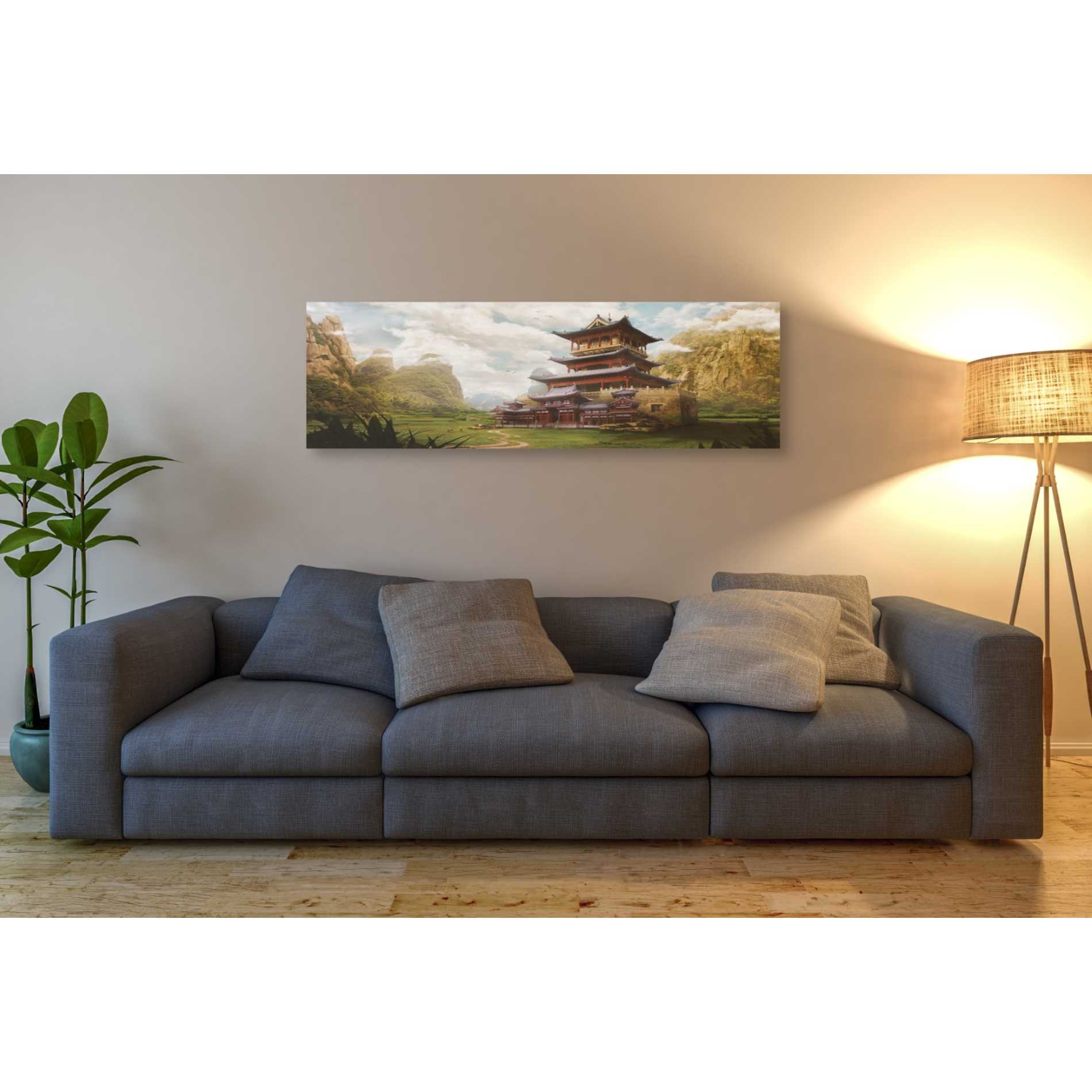 'Hidden Temple' by Jonathan Lam, Giclee Canvas Wall Art