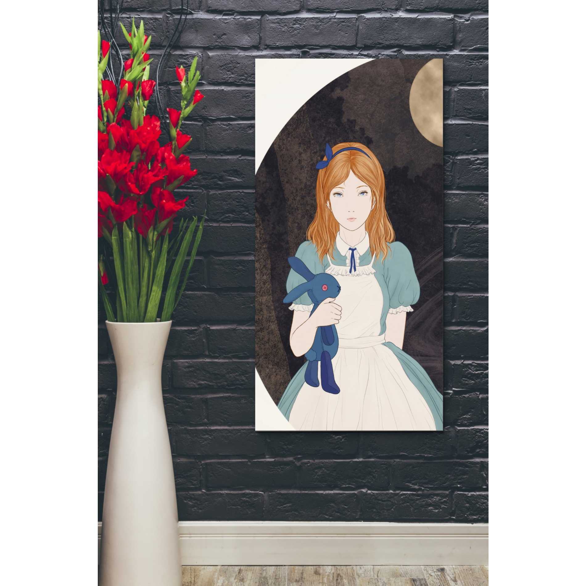 'Alice' by Sai Tamiya, Canvas Wall Art,20 x 40