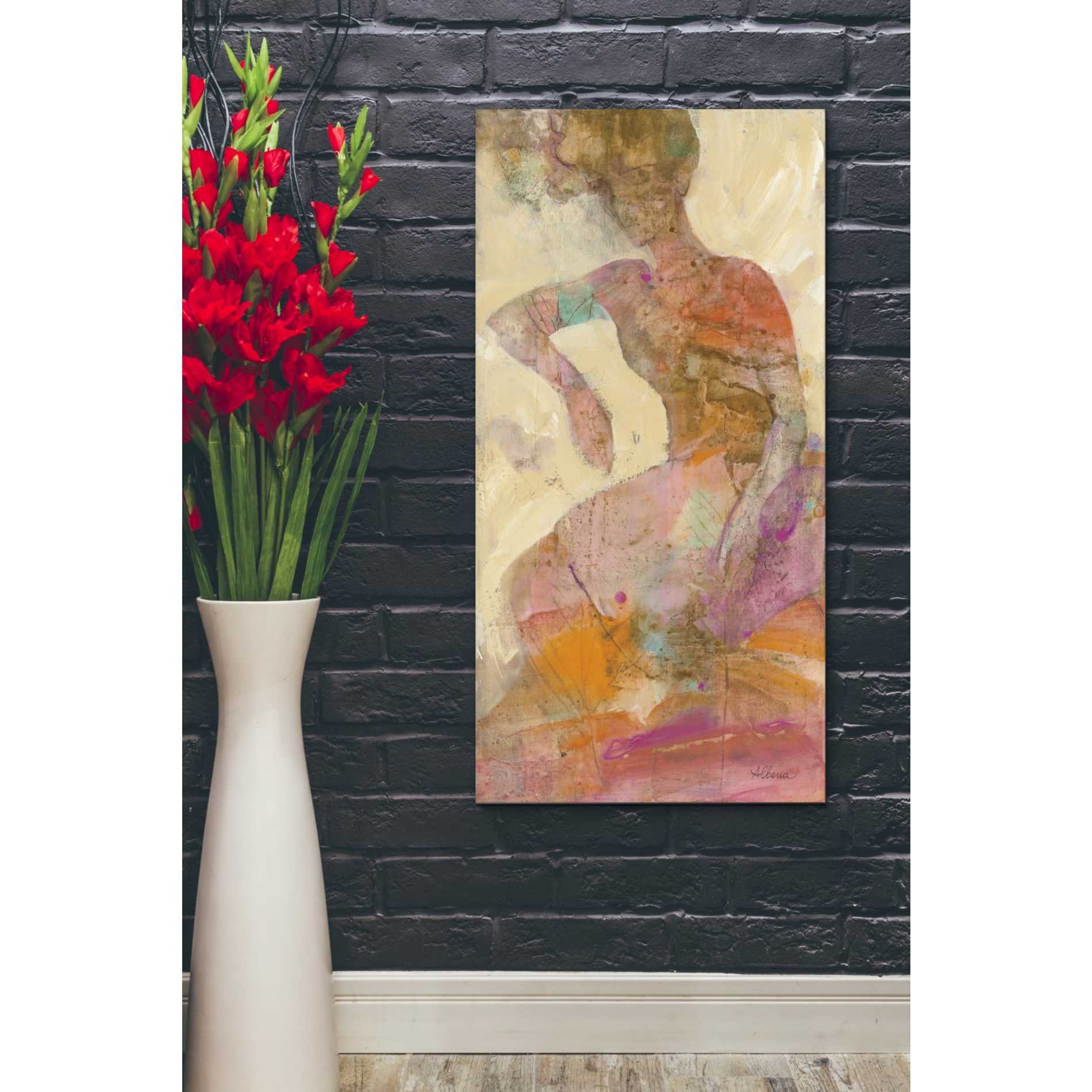 'Reflection II' by Albena Hristova, Canvas Wall Art,20 x 40