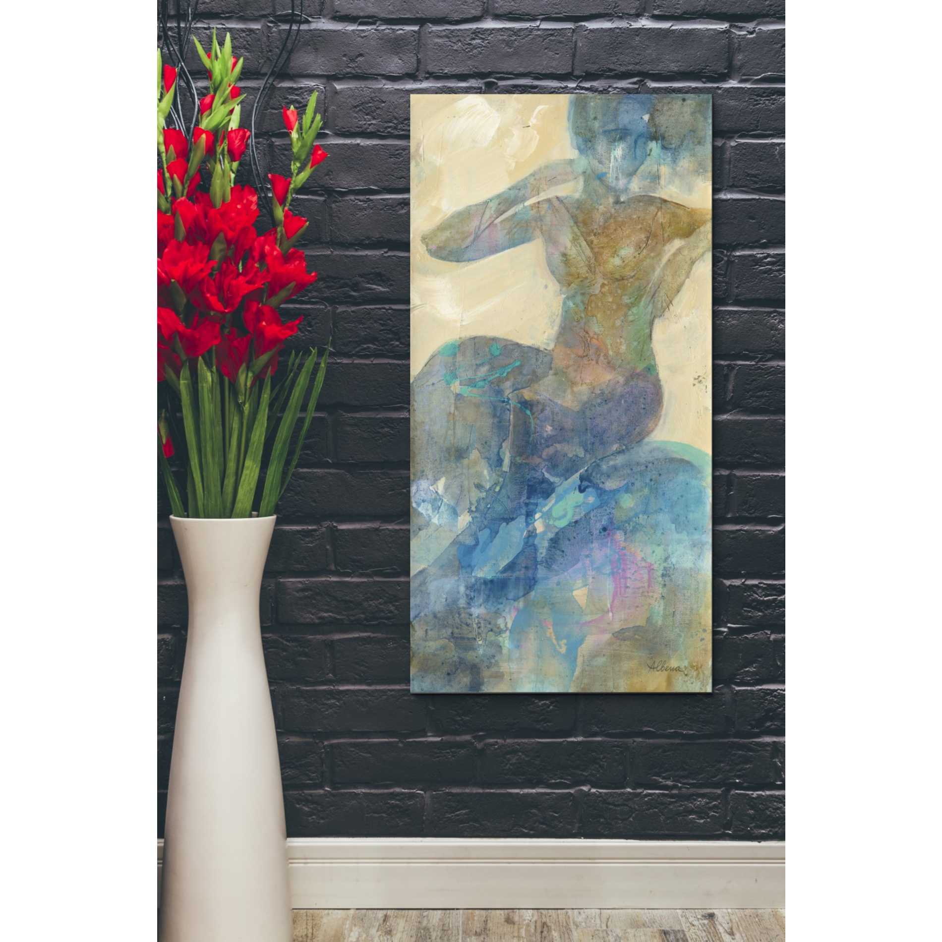 'Reflection I' by Albena Hristova, Canvas Wall Art,20 x 40