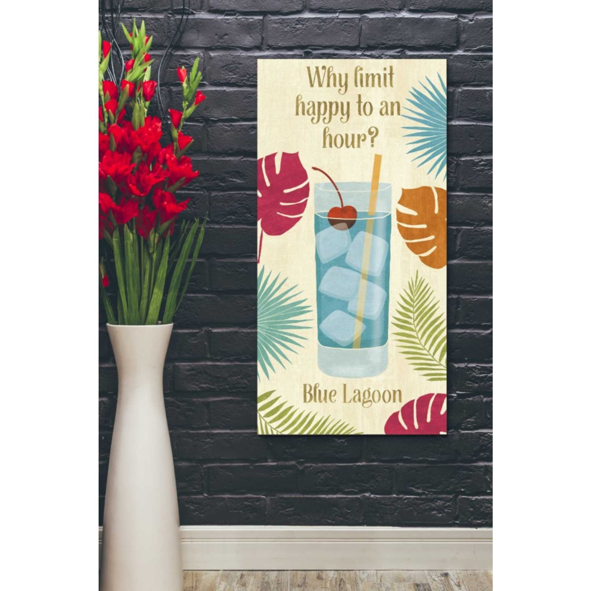 'Exotic Breeze XIV' by Veronique Charron, Canvas Wall Art,20 x 40