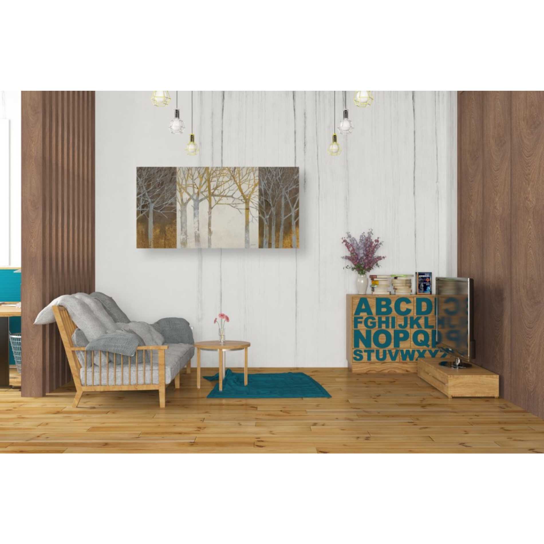 'Night and Day' by Kathrine Lovell, Canvas Wall Art,40 x 20