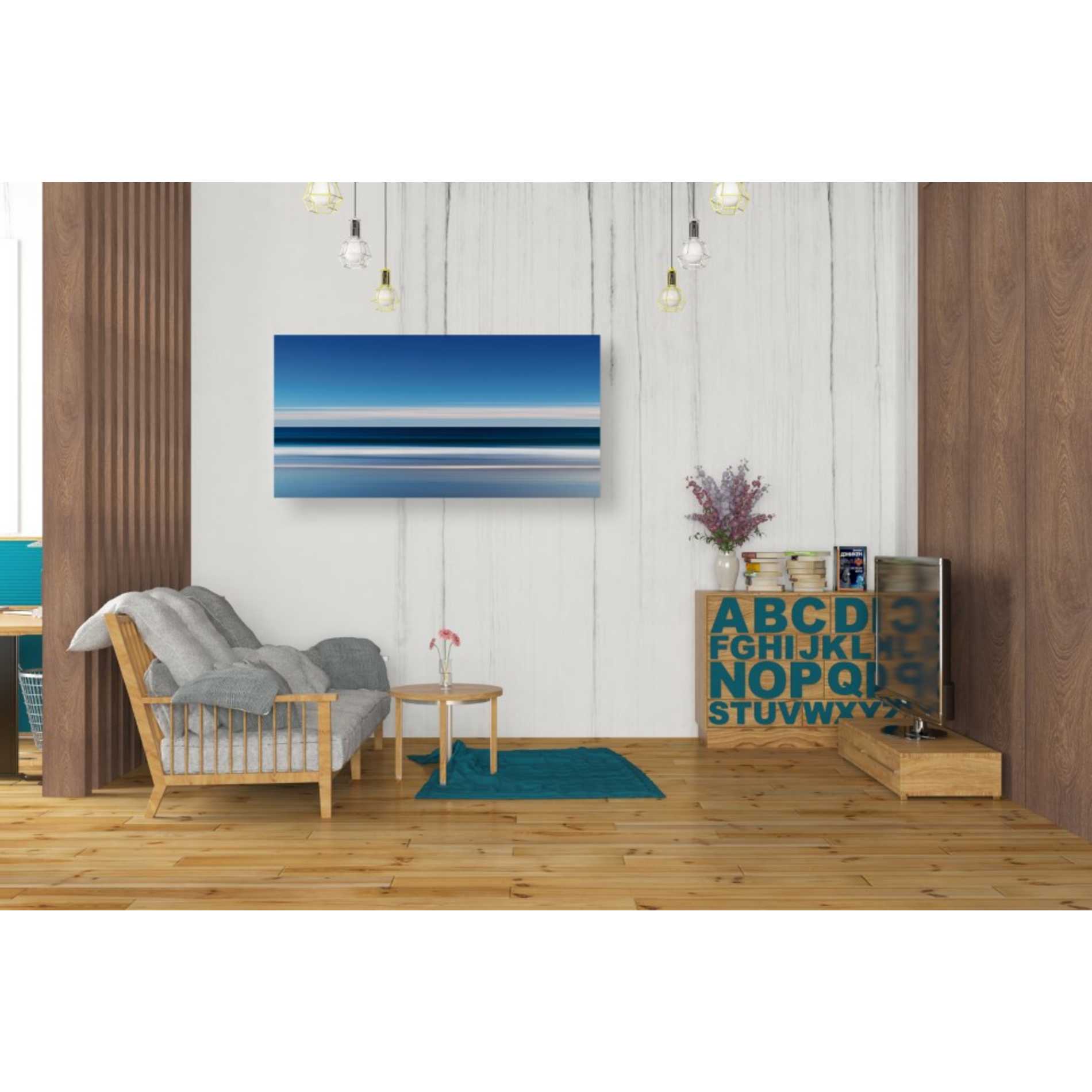 'Lucy Vincent Waves' by Katherine Gendreau, Giclee Canvas Wall Art