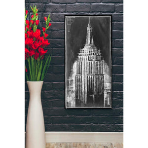 'Empire State Blueprint' by Ethan Harper Canvas Wall Art,20 x 40