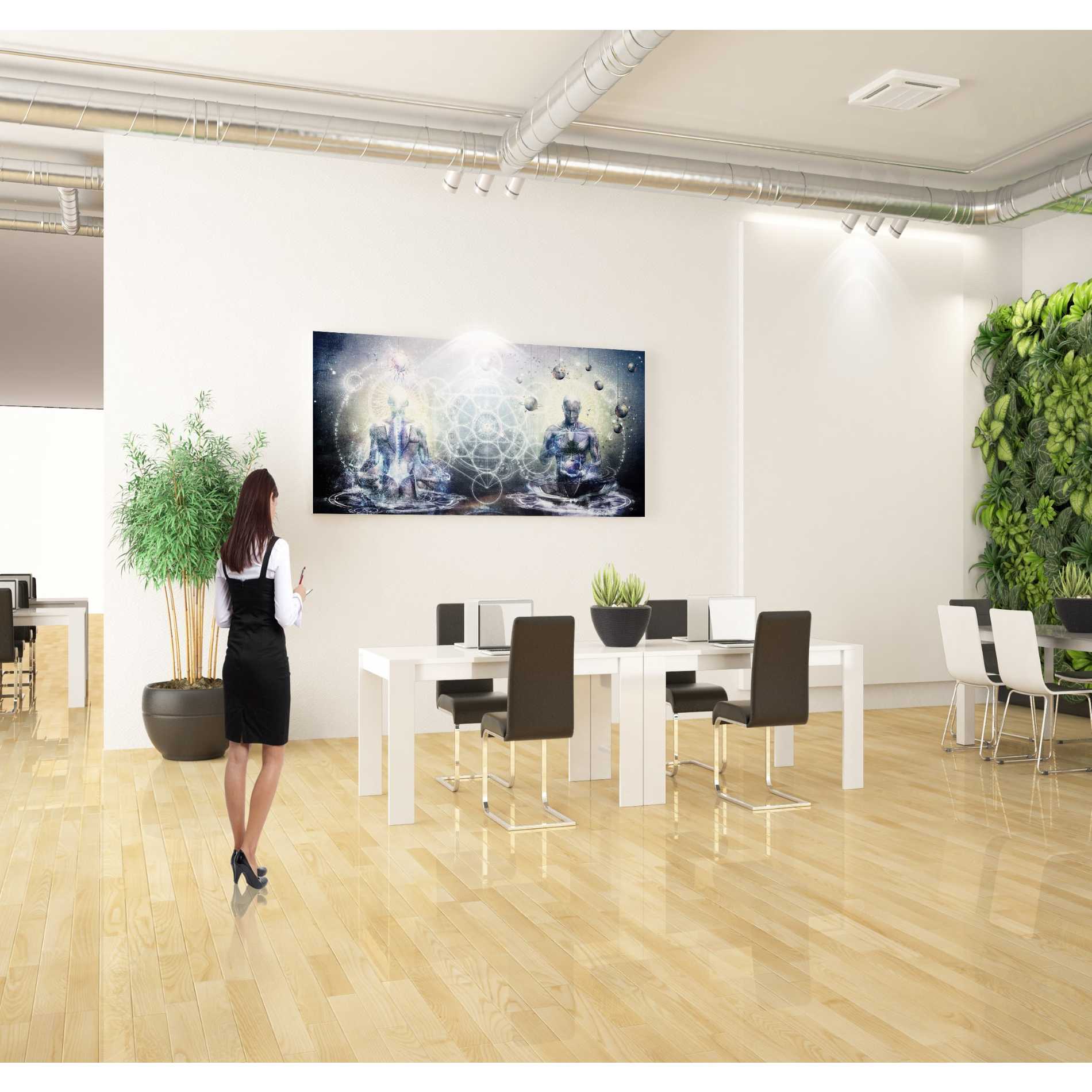 'Experience So Lucid, Discovery So Clear' by Cameron Gray, Canvas Wall Art,20 x 40