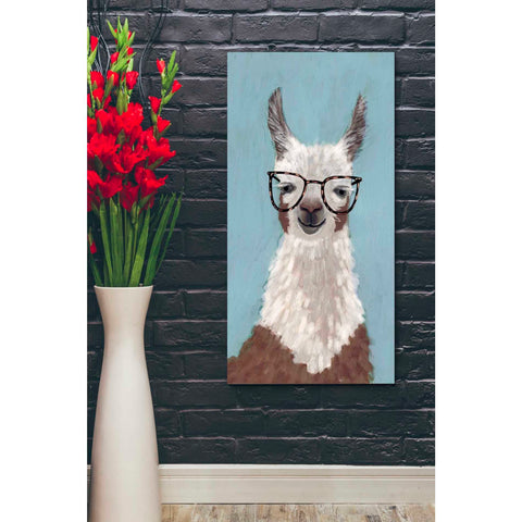 Image of 'Llama Specs I' by Victoria Borges Canvas Wall Art,20 x 40
