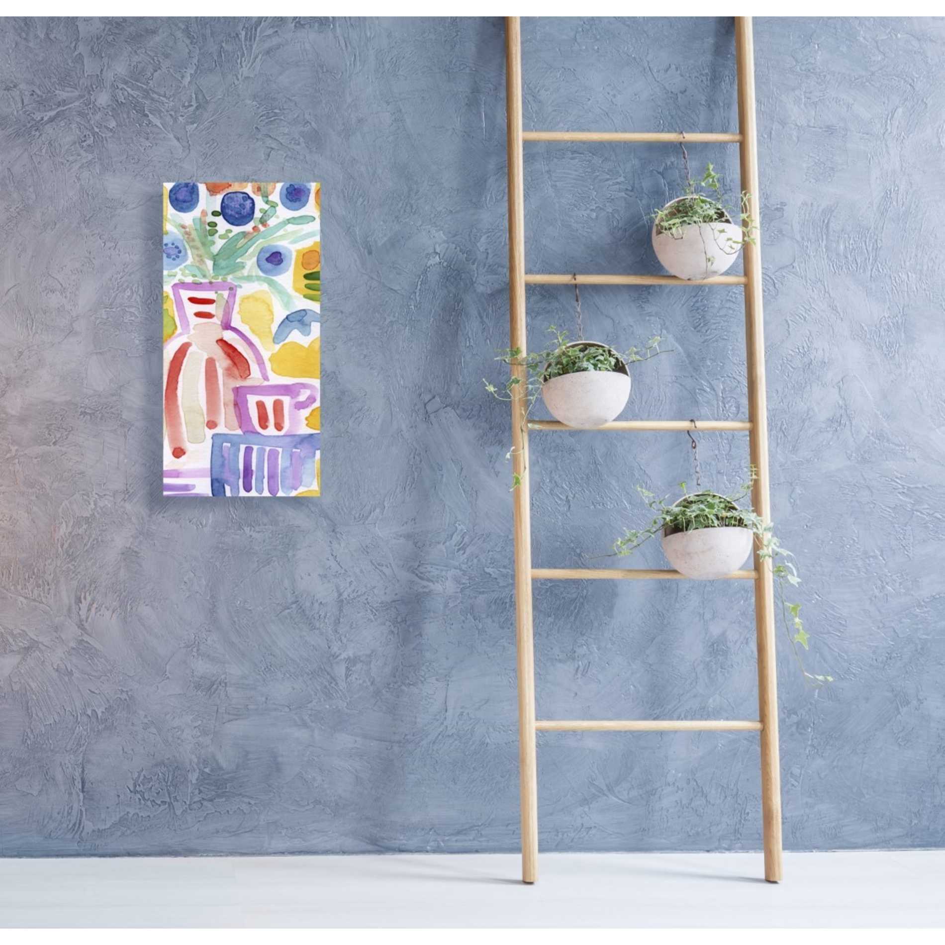 'Corked And Ready' by Linda Woods, Canvas Wall Art,20 x 40