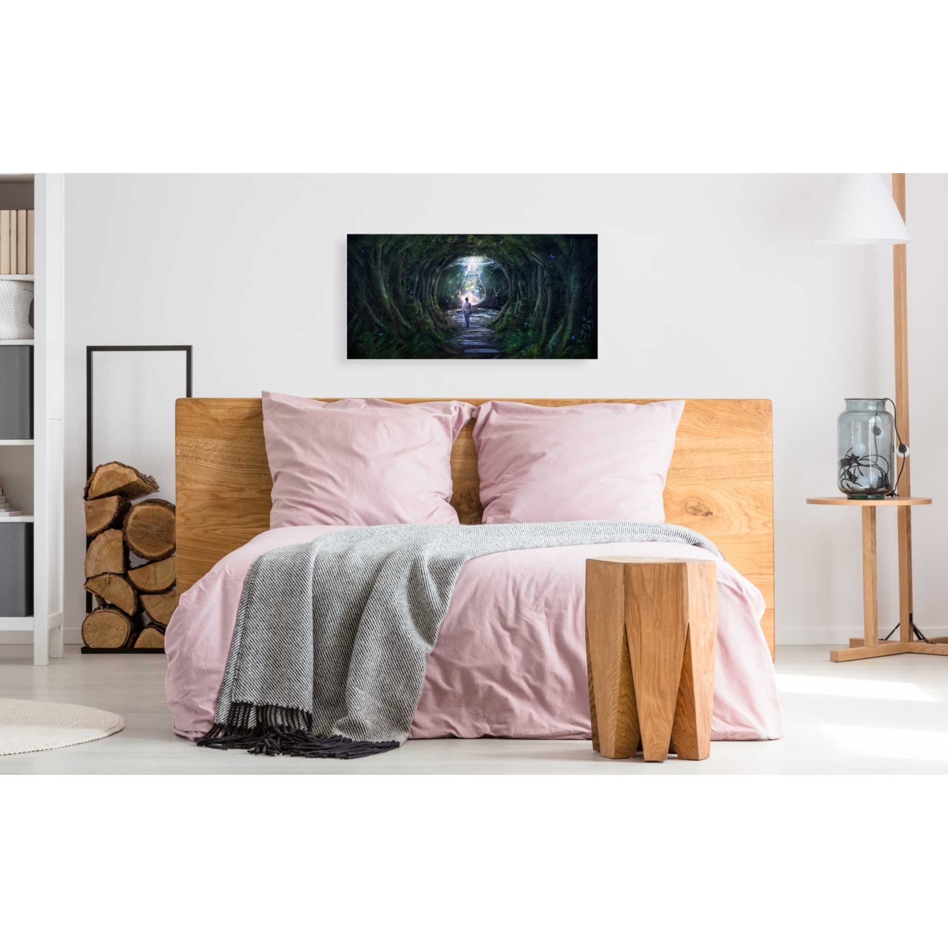 'Stay for a Moment' by Cameron Gray, Canvas Wall Art,40 x 20