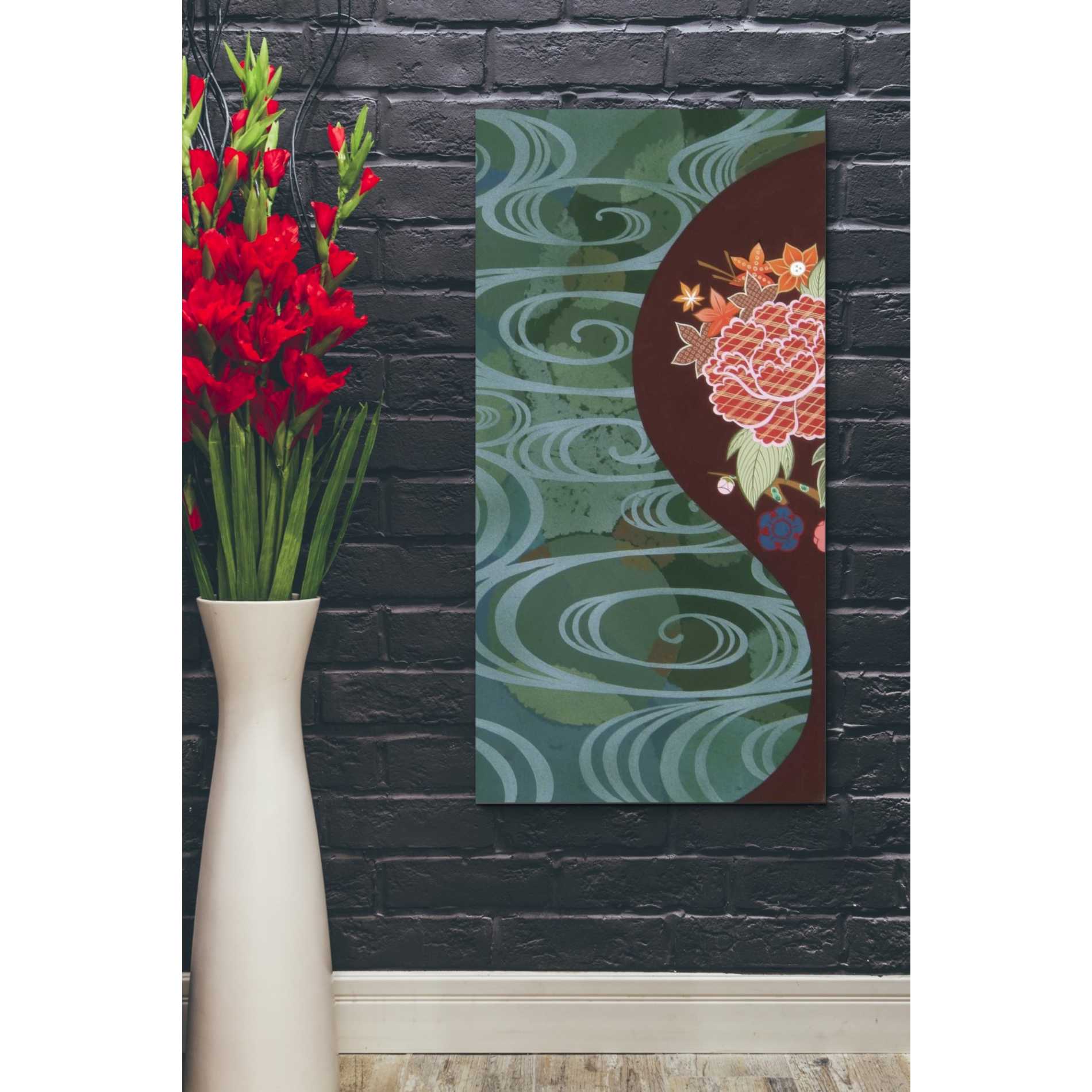 'Running Water I' by Zigen Tanabe, Canvas Wall Art,20 x 40